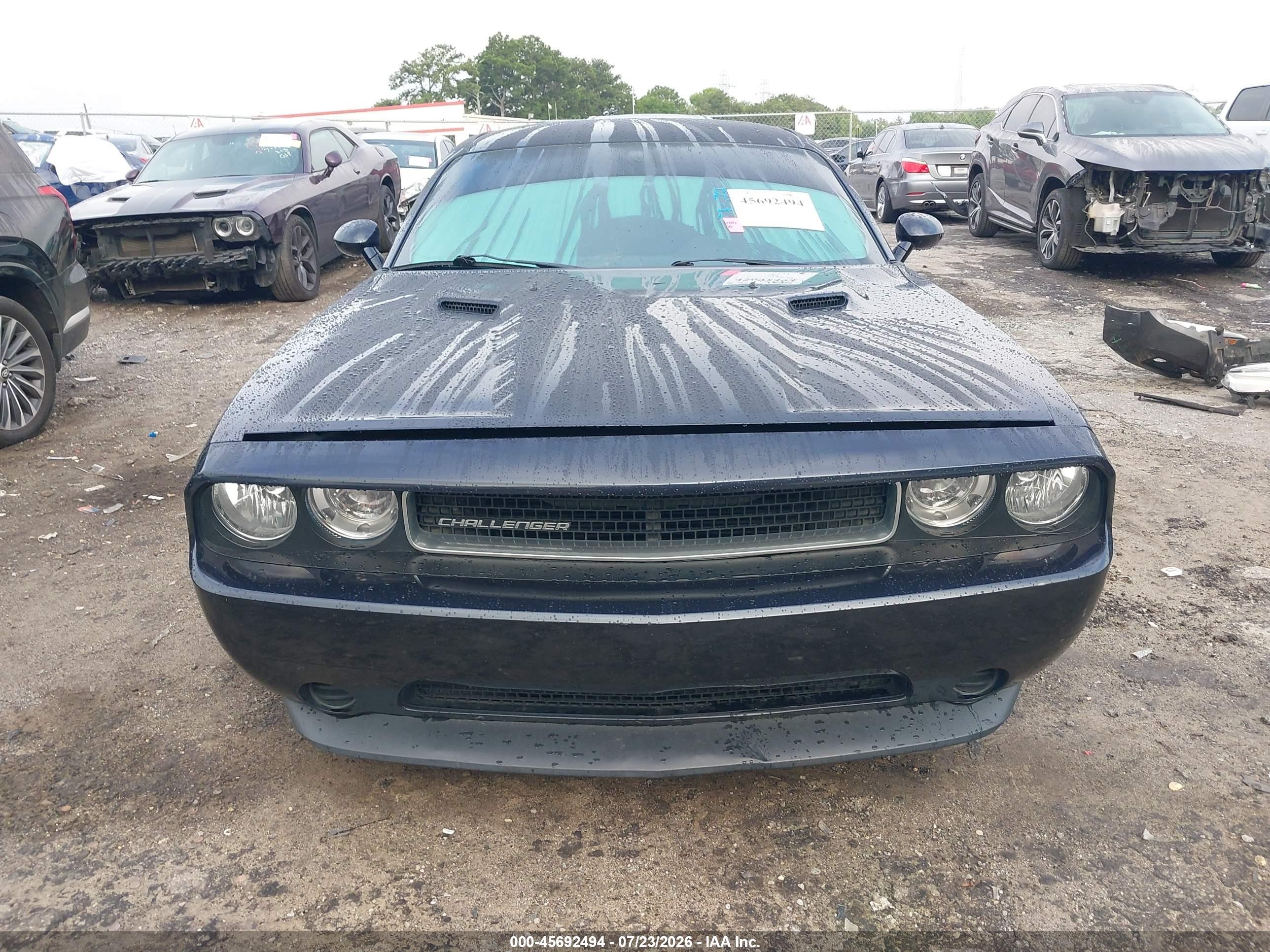 2012 Dodge Challenger Sxt Blue vin: 2C3CDYAG3CH254379