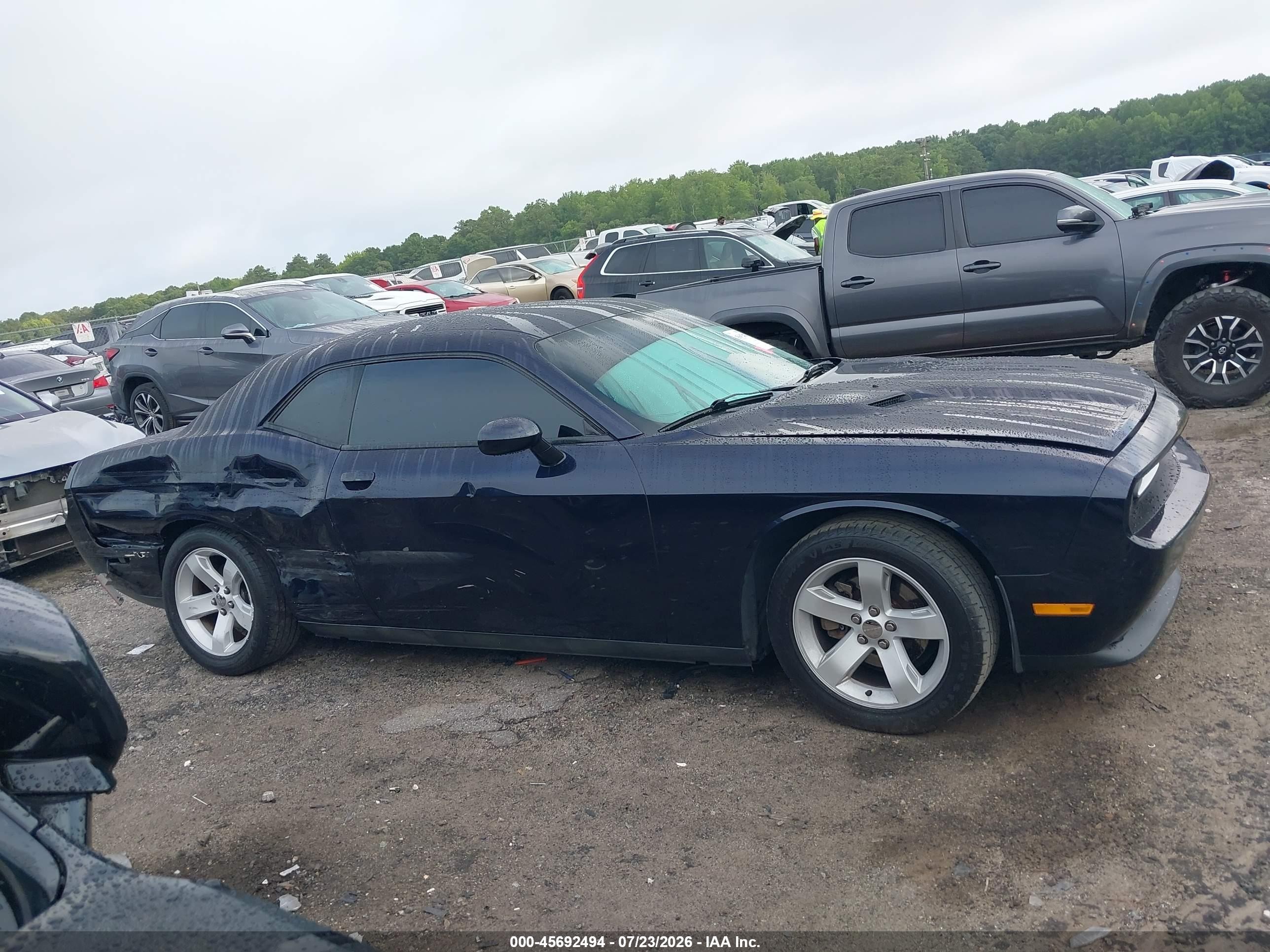 2012 Dodge Challenger Sxt Blue vin: 2C3CDYAG3CH254379