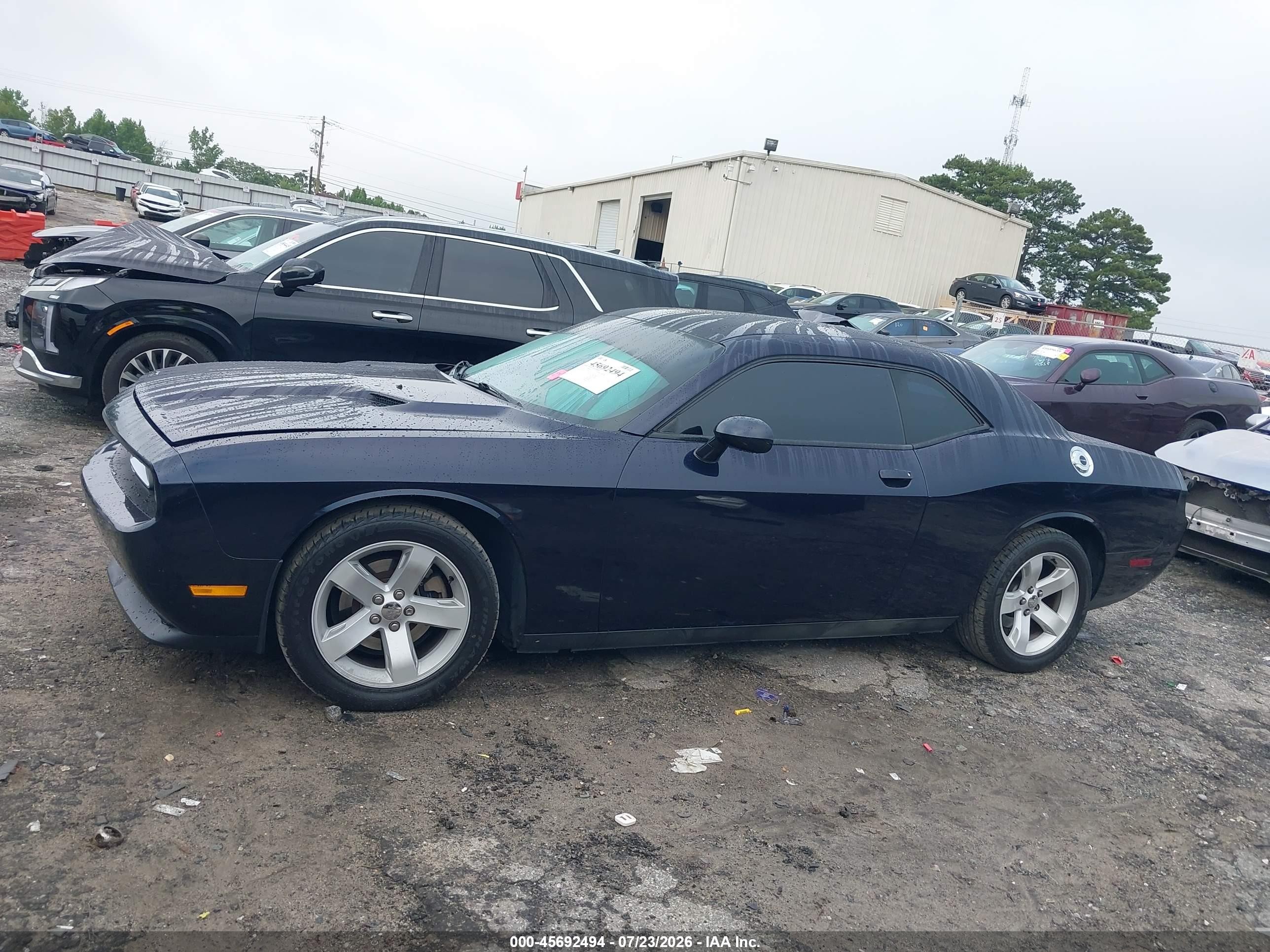 2012 Dodge Challenger Sxt Blue vin: 2C3CDYAG3CH254379