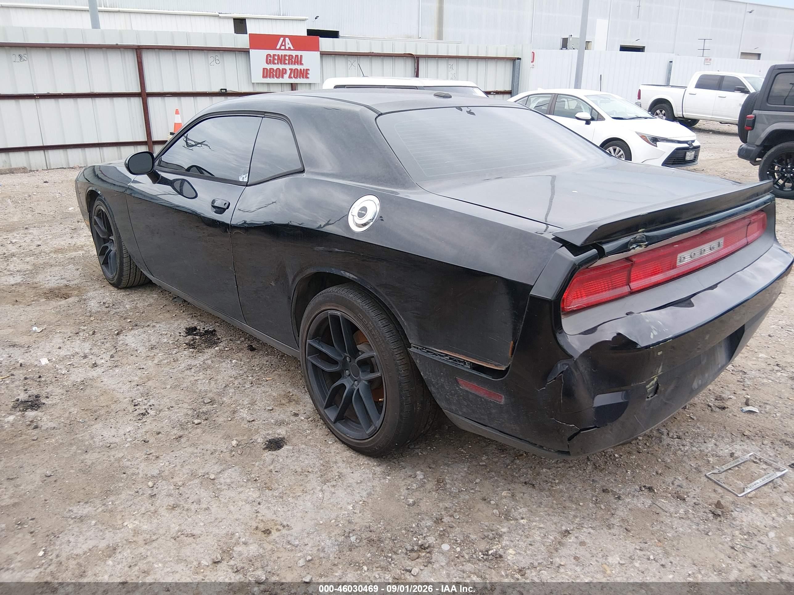 2012 Dodge Challenger Sxt Black vin: 2C3CDYAG3CH269514