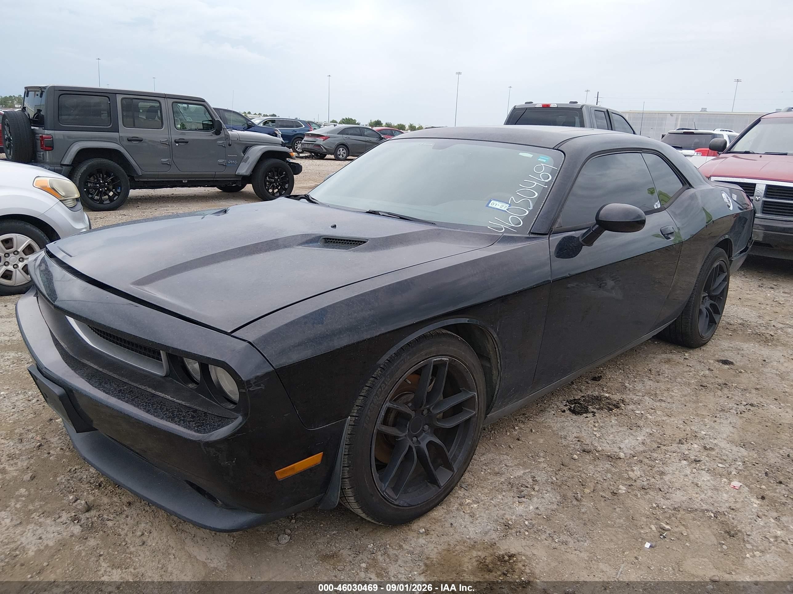 2012 Dodge Challenger Sxt Black vin: 2C3CDYAG3CH269514