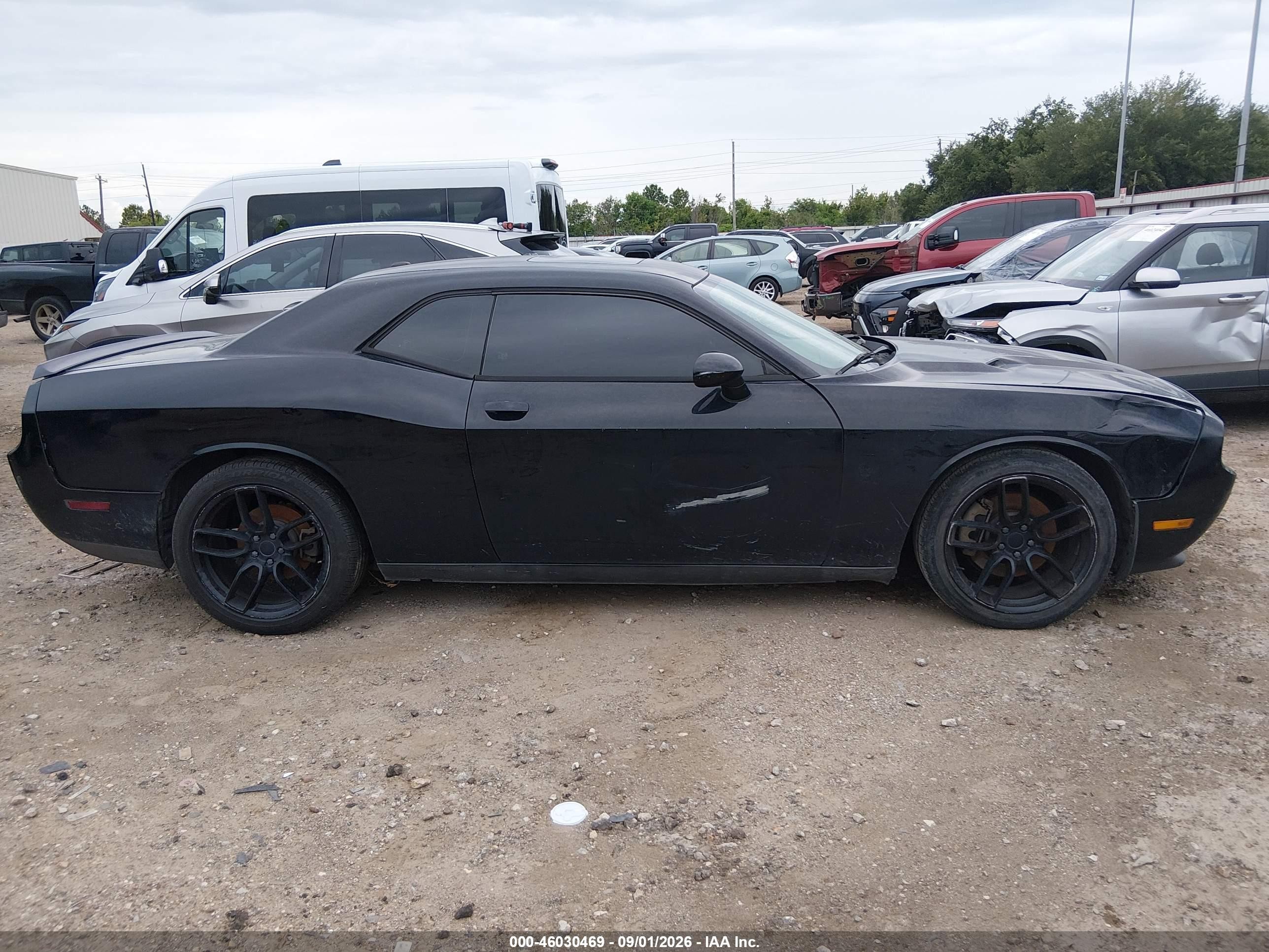 2012 Dodge Challenger Sxt Black vin: 2C3CDYAG3CH269514