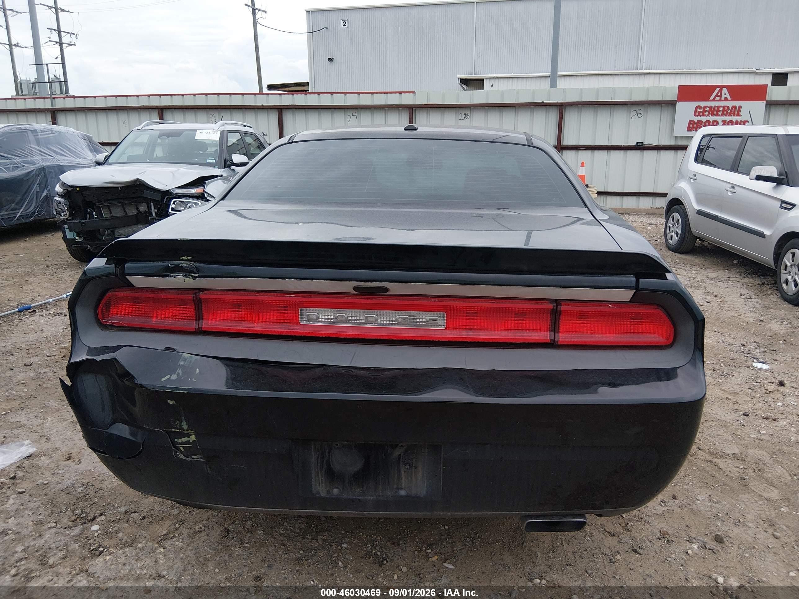 2012 Dodge Challenger Sxt Black vin: 2C3CDYAG3CH269514
