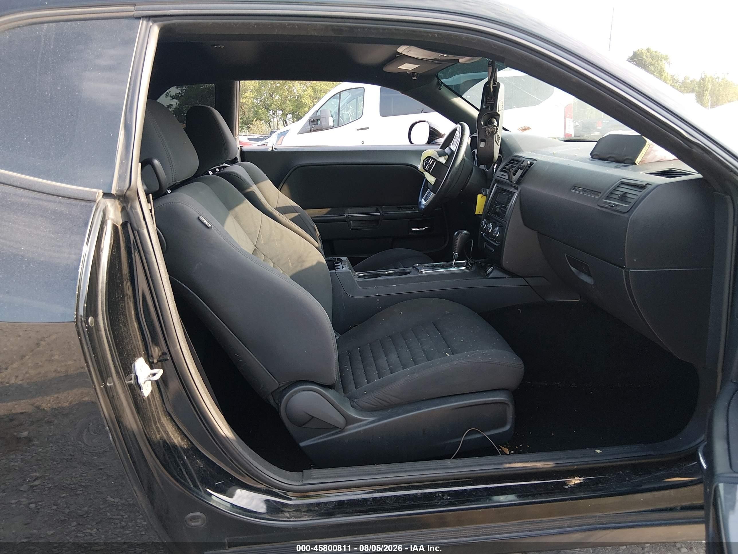 2013 Dodge Challenger Sxt Black vin: 2C3CDYAG3DH510487