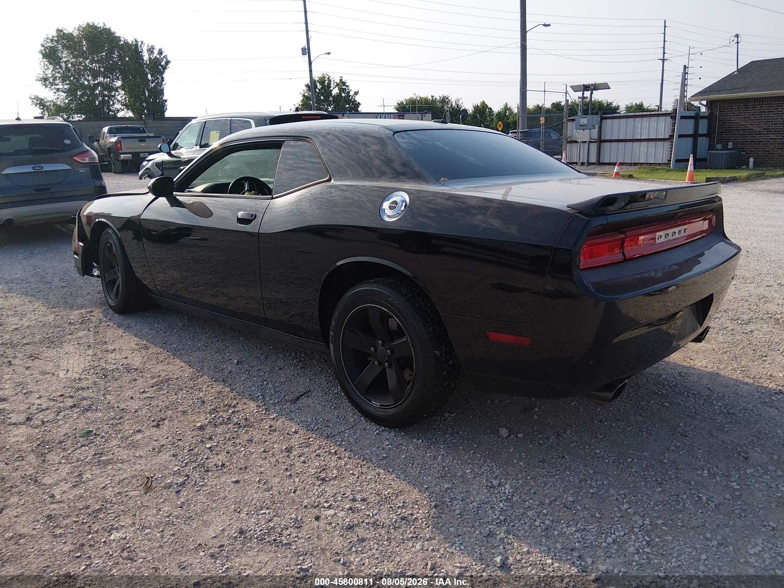 2013 Dodge Challenger Sxt Black vin: 2C3CDYAG3DH510487