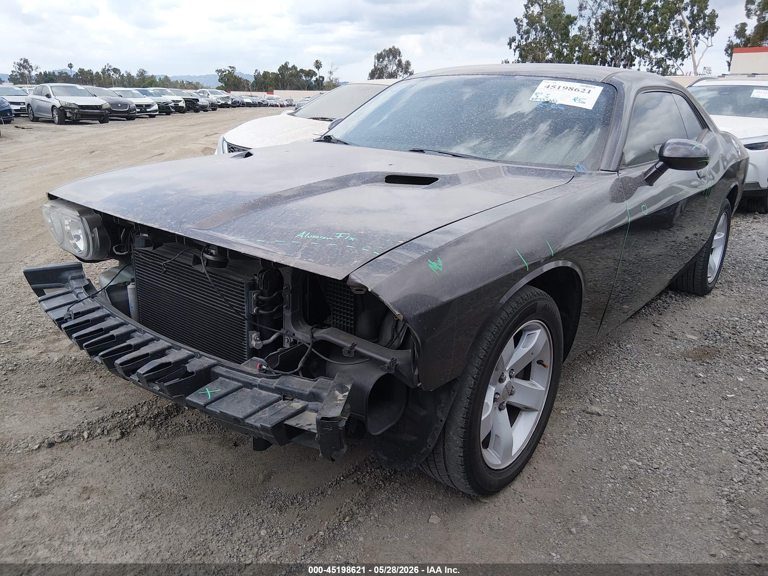 2013 Dodge Challenger Sxt Gray vin: 2C3CDYAG3DH511929