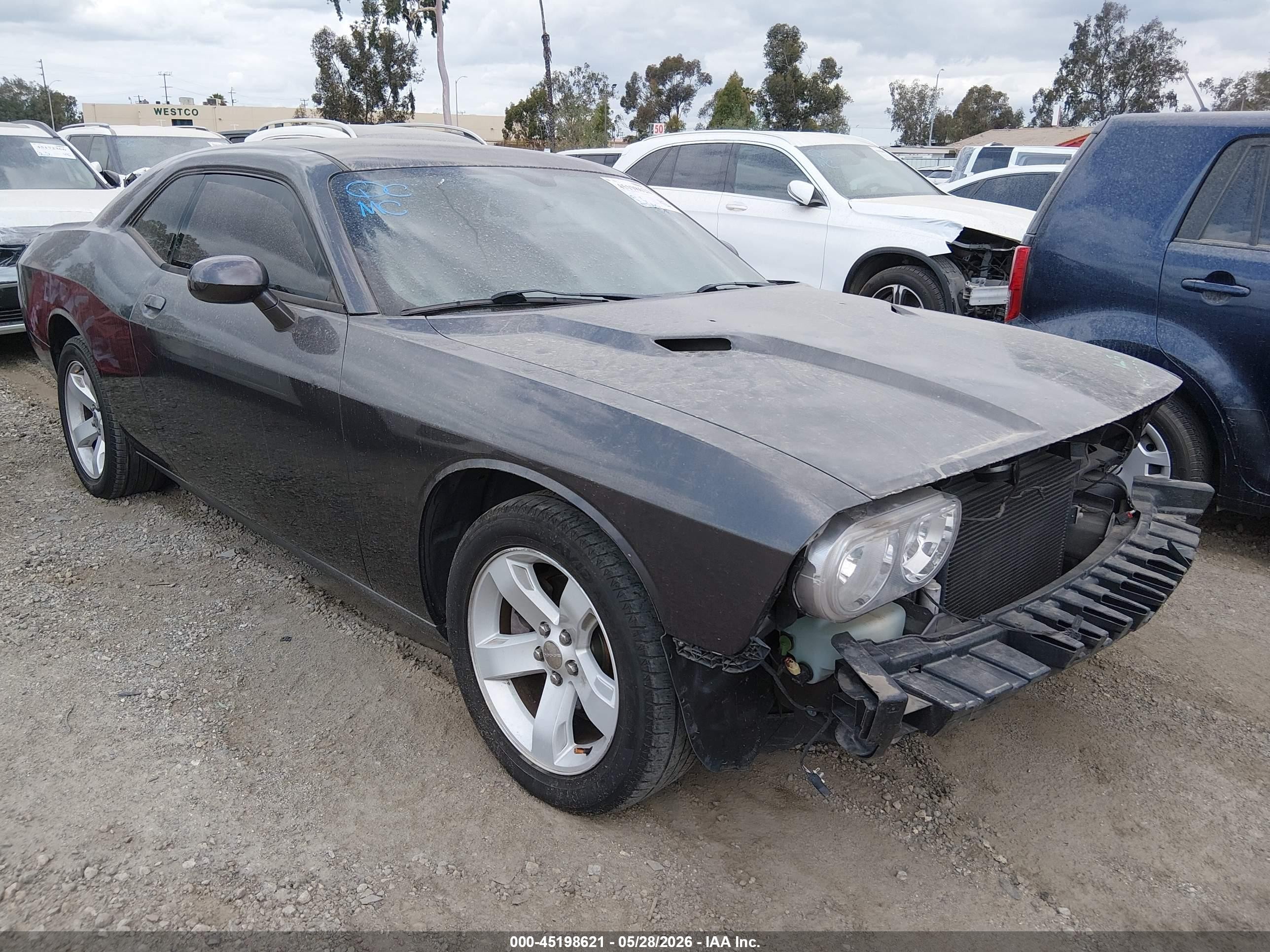 2013 Dodge Challenger Sxt Gray vin: 2C3CDYAG3DH511929