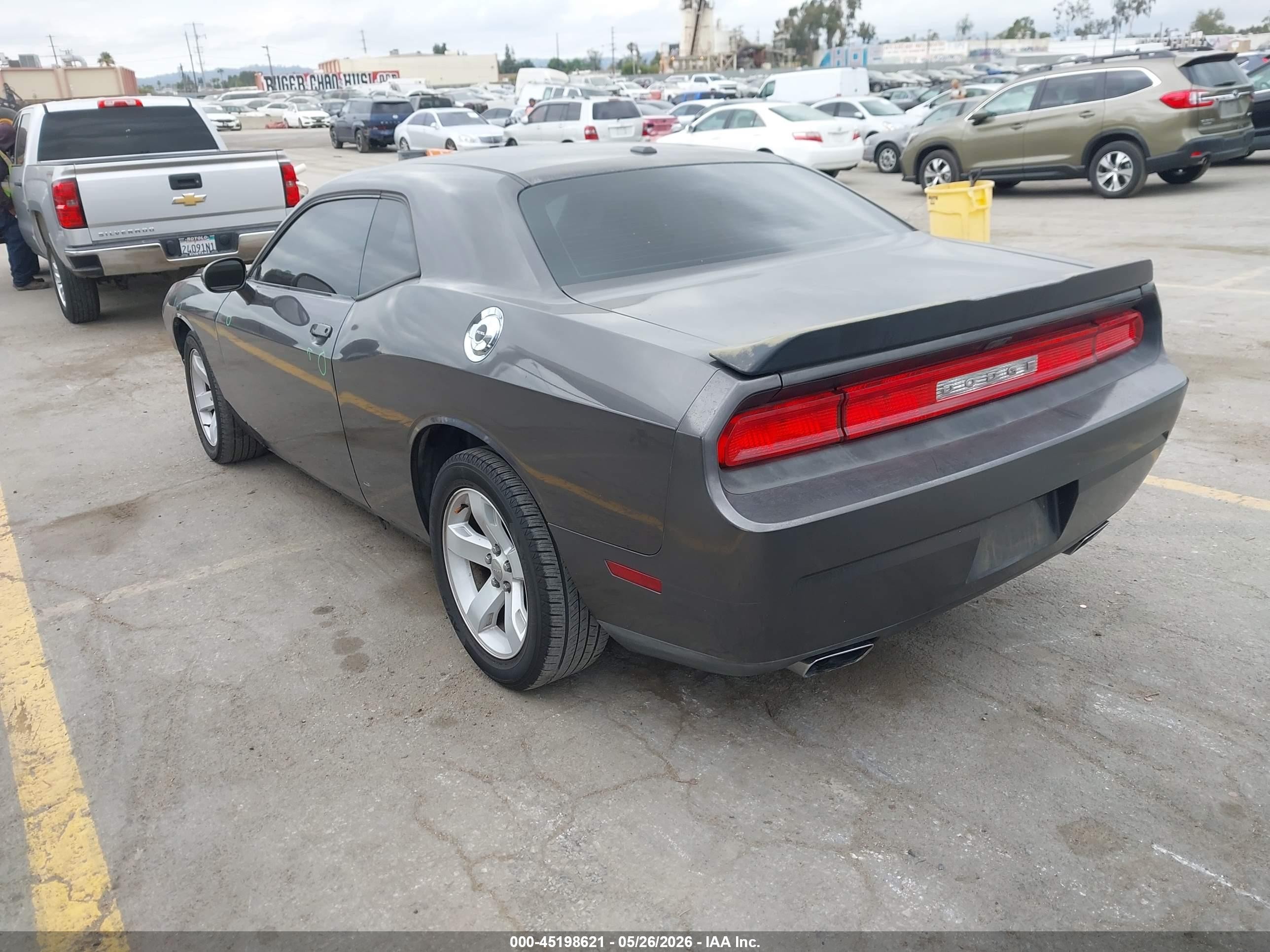 2013 Dodge Challenger Sxt Gray vin: 2C3CDYAG3DH511929
