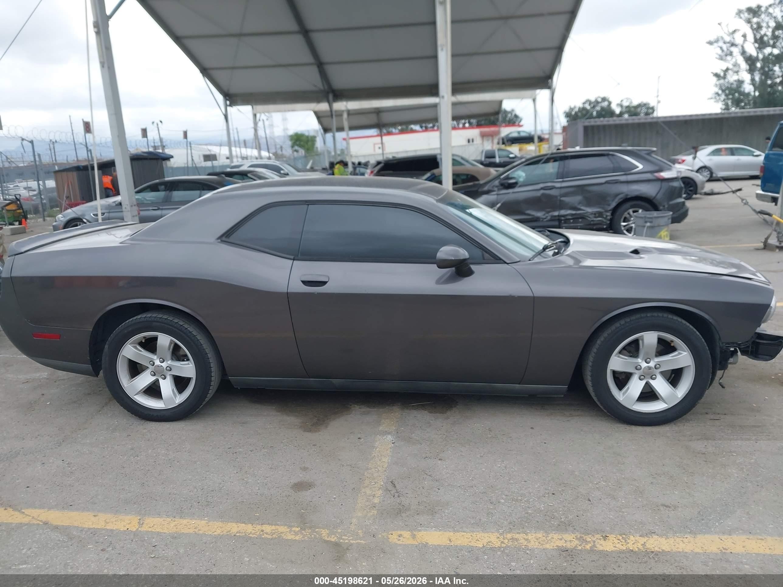 2013 Dodge Challenger Sxt Gray vin: 2C3CDYAG3DH511929
