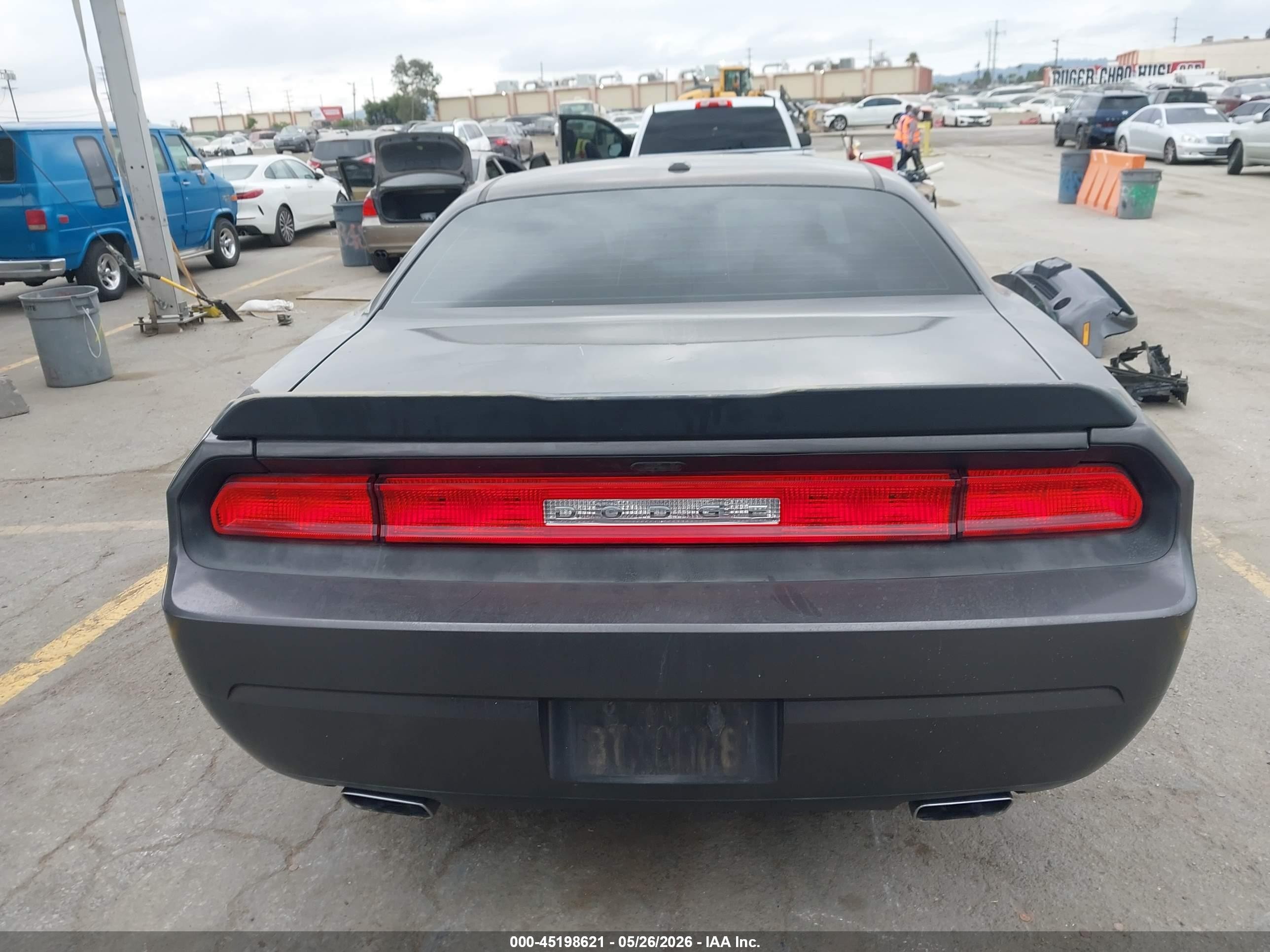 2013 Dodge Challenger Sxt Gray vin: 2C3CDYAG3DH511929