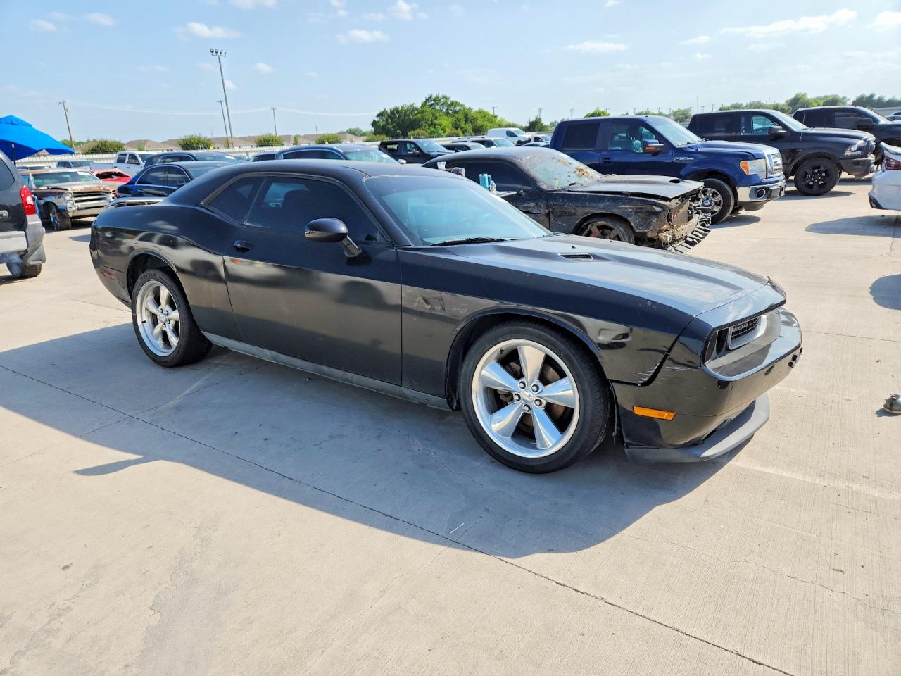 2013 Dodge Challenger Sxt Black vin: 2C3CDYAG3DH530402