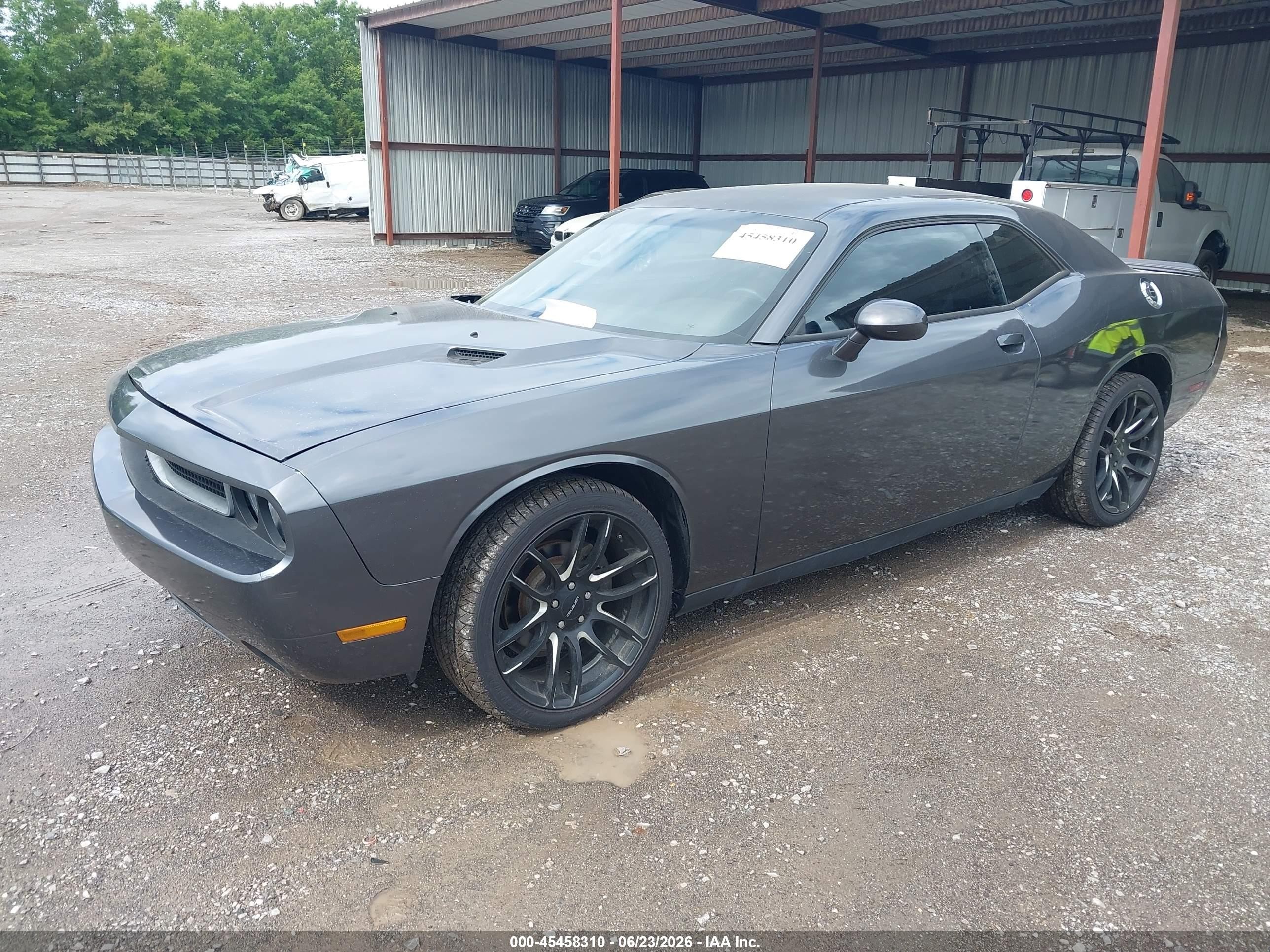 2013 Dodge Challenger Sxt Gray vin: 2C3CDYAG3DH592897