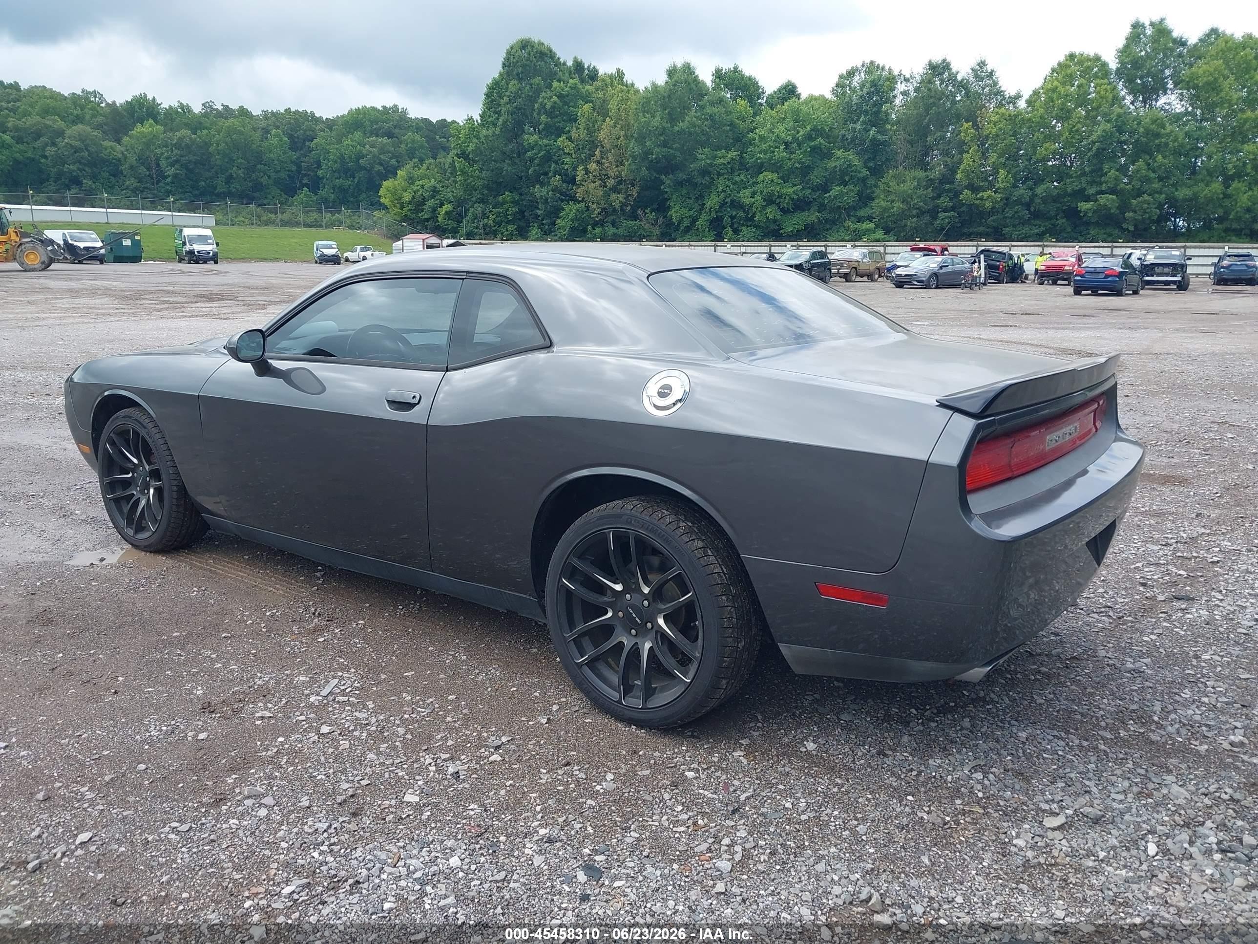 2013 Dodge Challenger Sxt Gray vin: 2C3CDYAG3DH592897