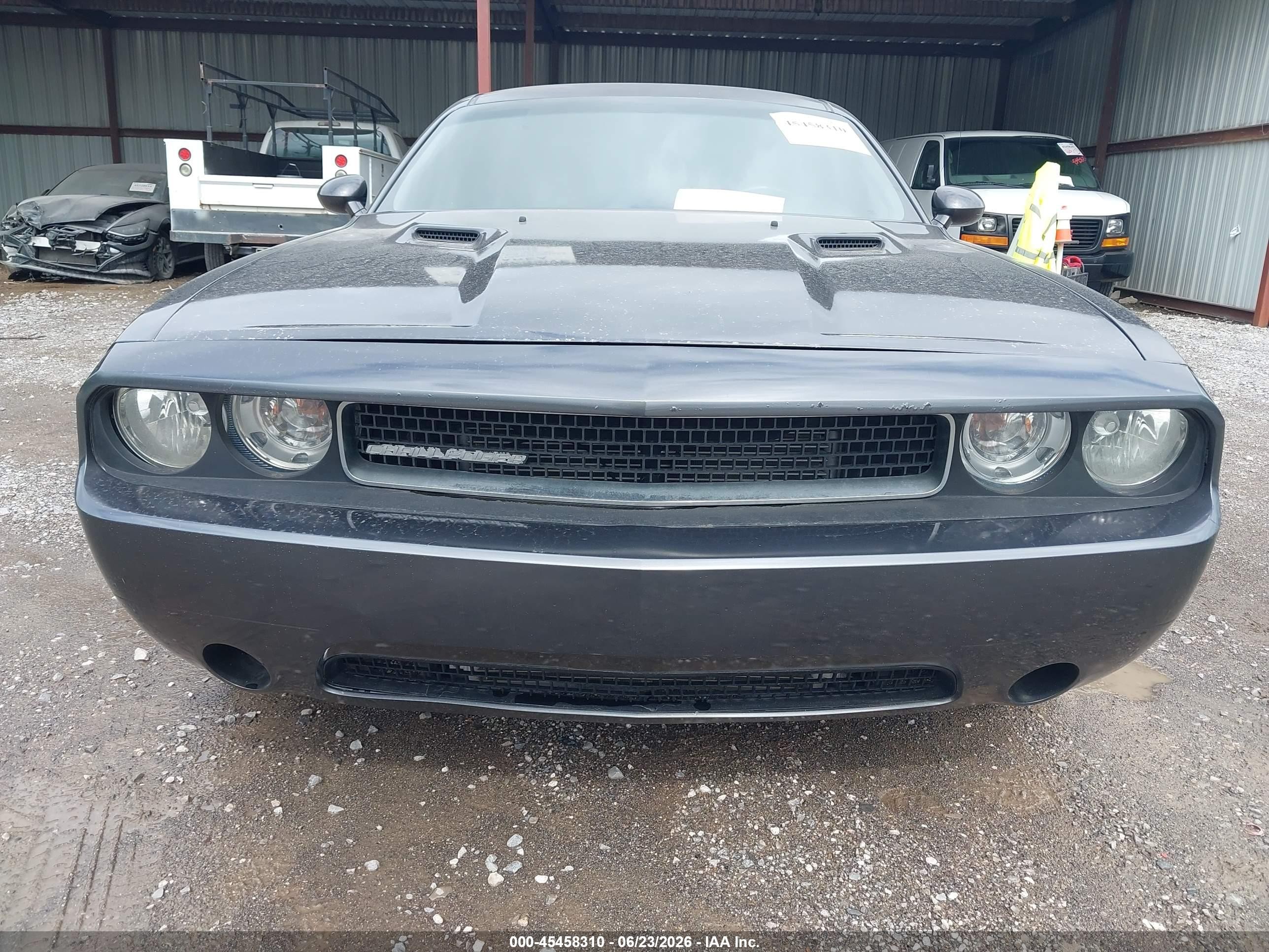 2013 Dodge Challenger Sxt Gray vin: 2C3CDYAG3DH592897