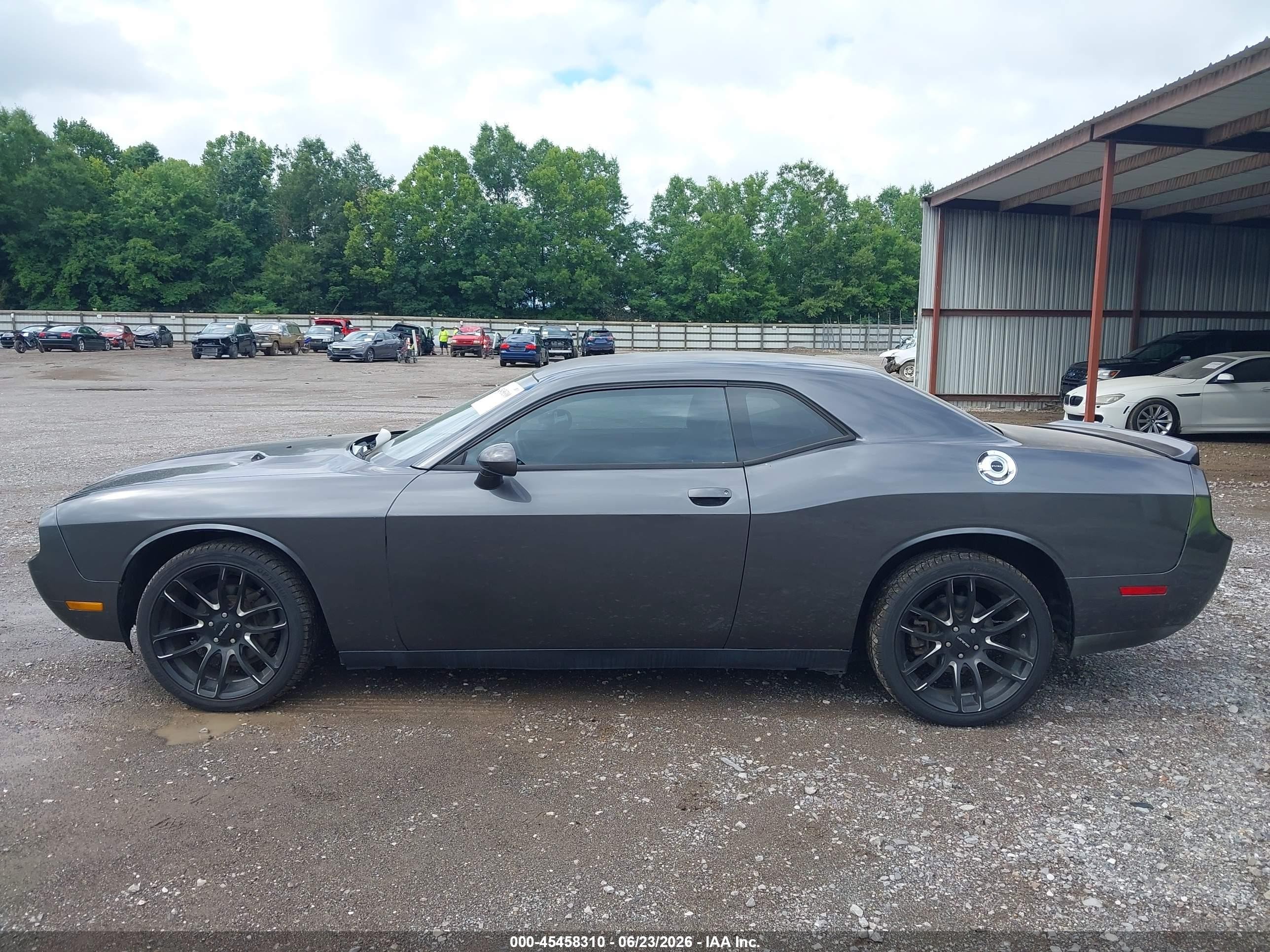 2013 Dodge Challenger Sxt Gray vin: 2C3CDYAG3DH592897