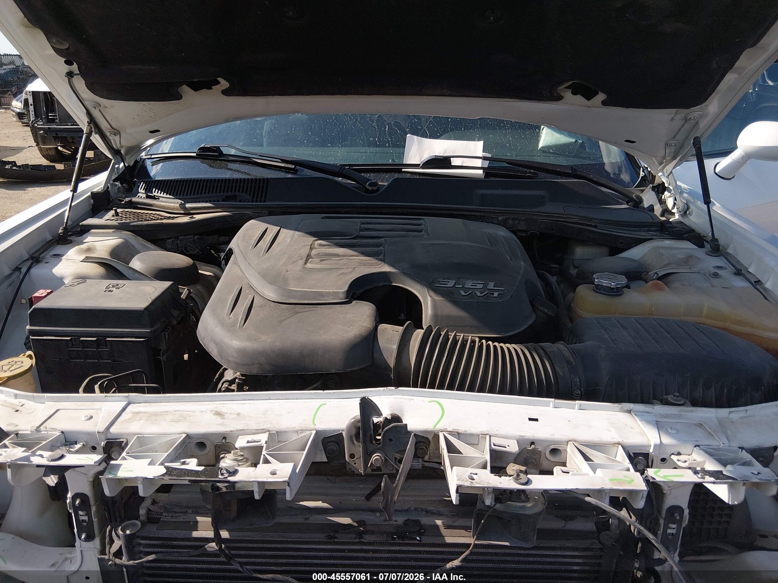 2013 Dodge Challenger Sxt Белый vin: 2C3CDYAG3DH641242