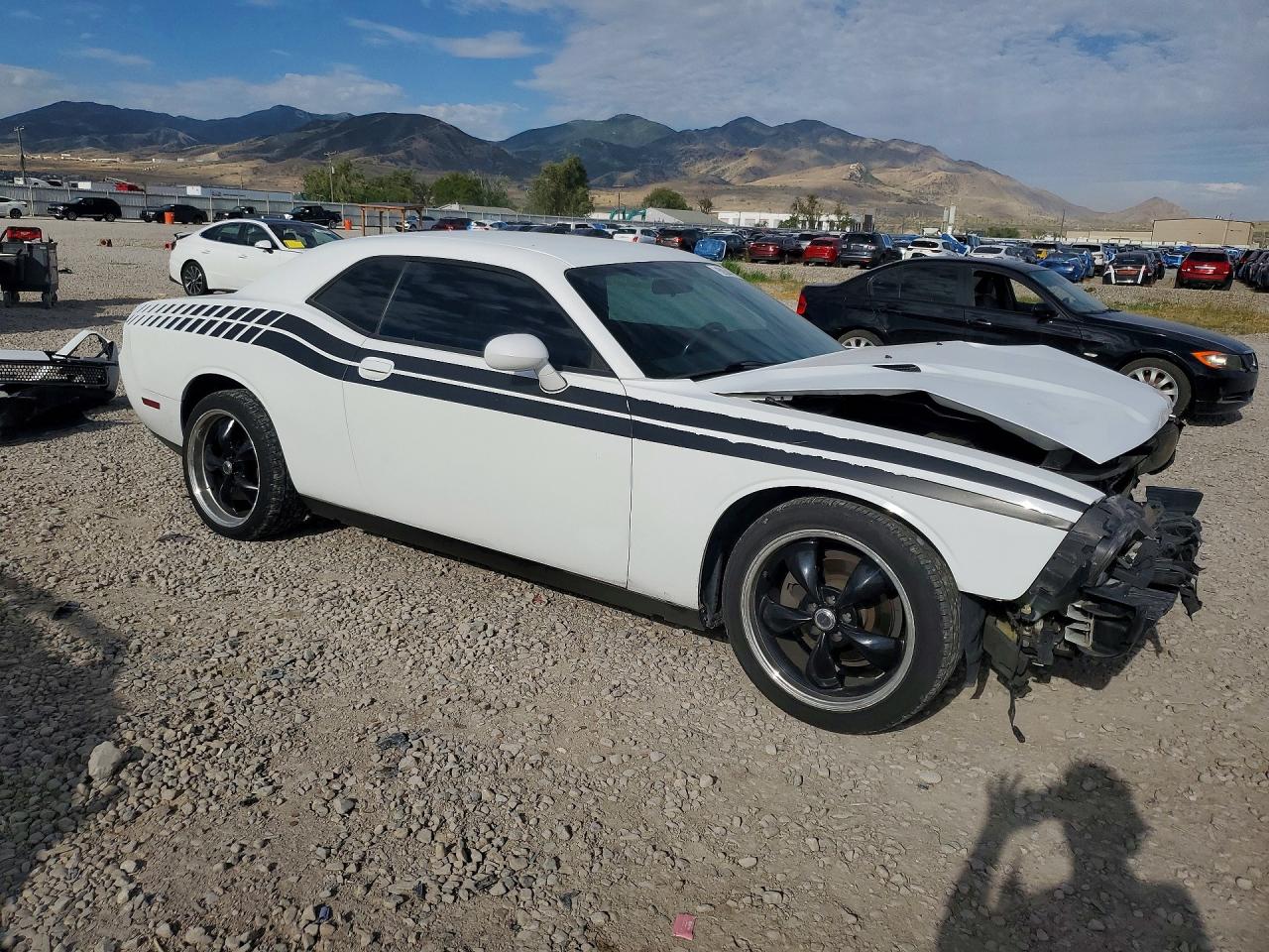 2013 Dodge Challenger Sxt White vin: 2C3CDYAG3DH646098