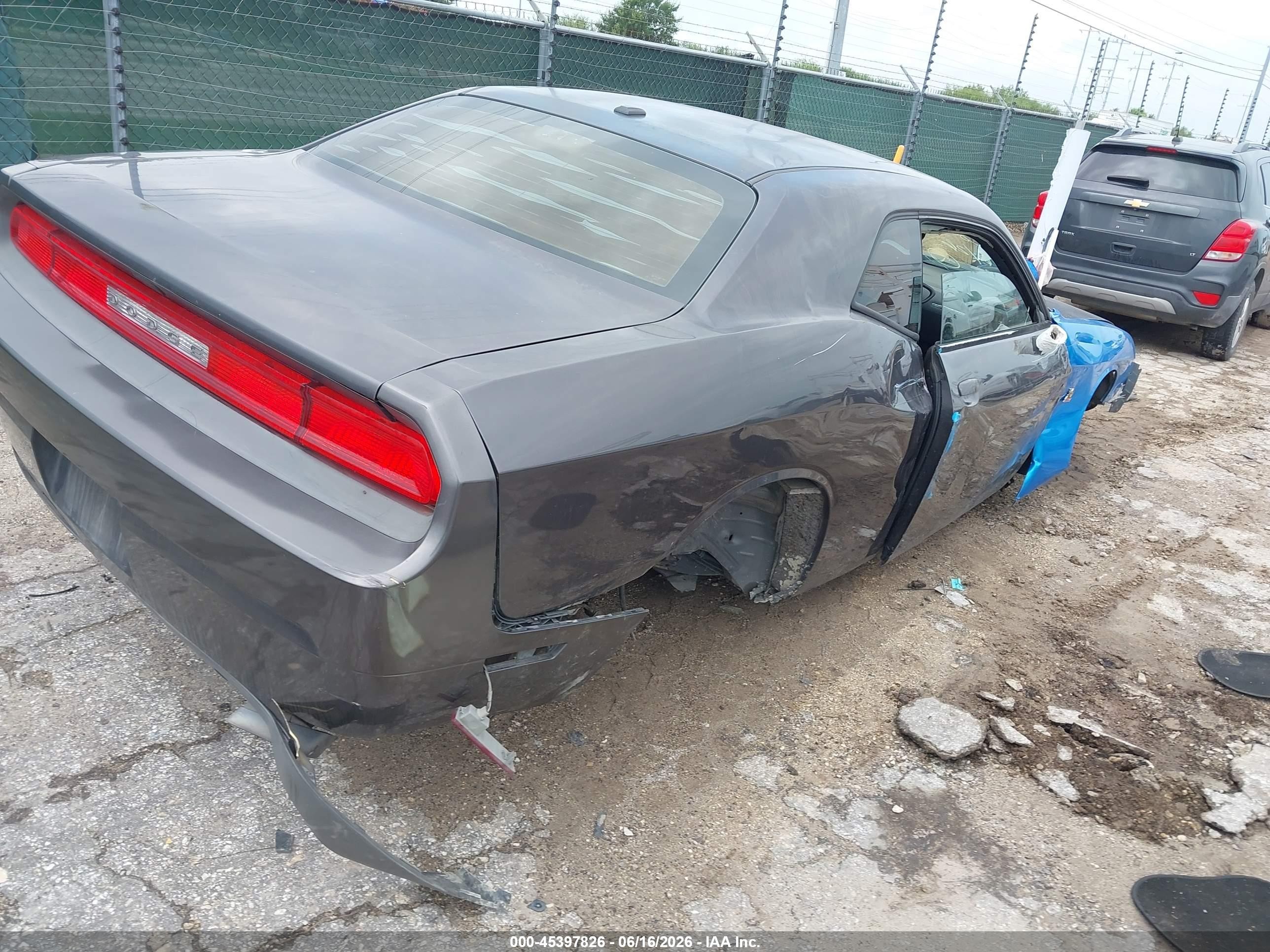 2013 Dodge Challenger Sxt Gray vin: 2C3CDYAG3DH679280