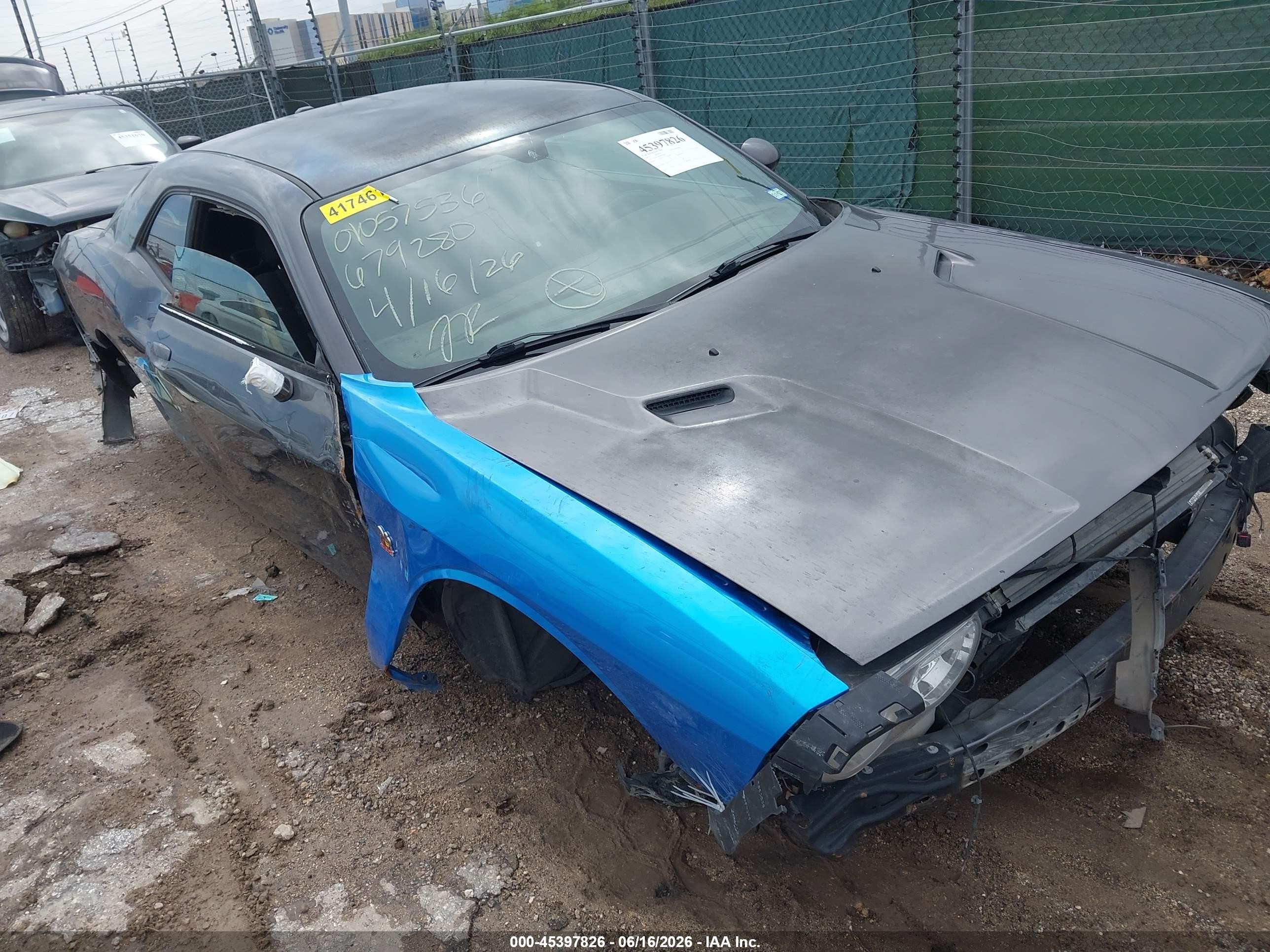 2013 Dodge Challenger Sxt Gray vin: 2C3CDYAG3DH679280