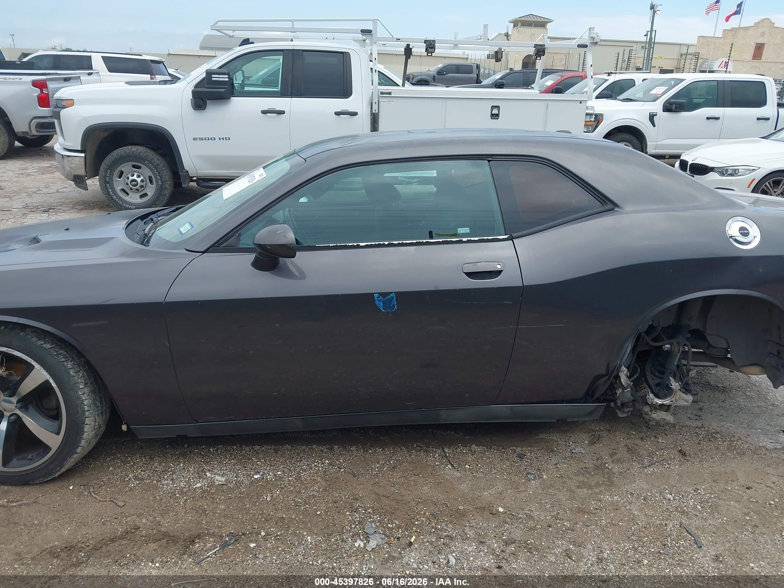 2013 Dodge Challenger Sxt Gray vin: 2C3CDYAG3DH679280