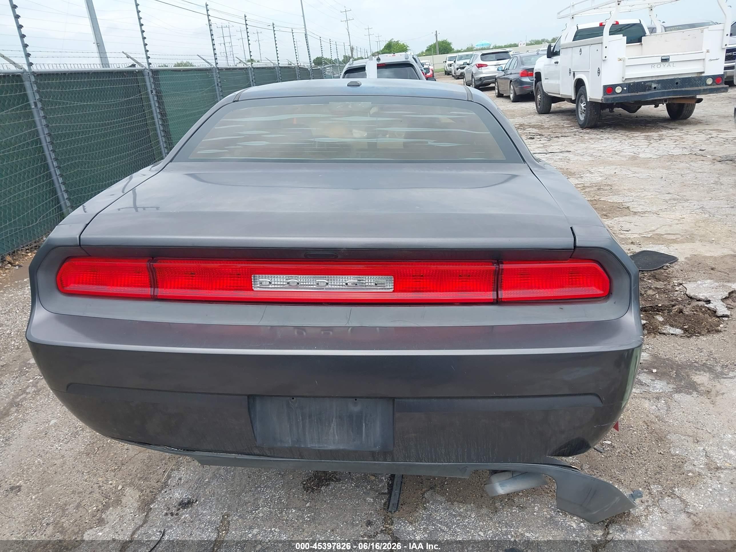 2013 Dodge Challenger Sxt Gray vin: 2C3CDYAG3DH679280