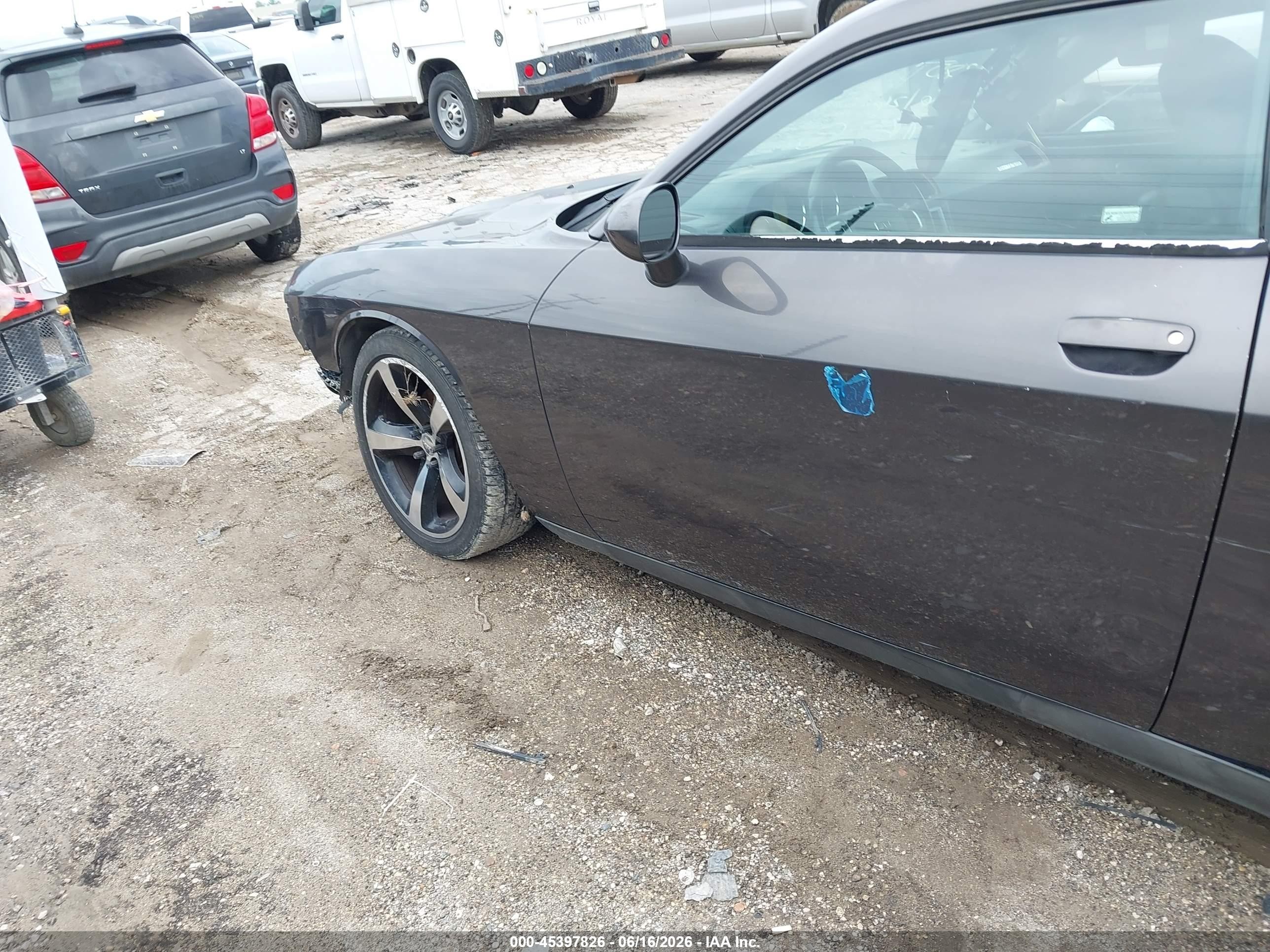 2013 Dodge Challenger Sxt Gray vin: 2C3CDYAG3DH679280