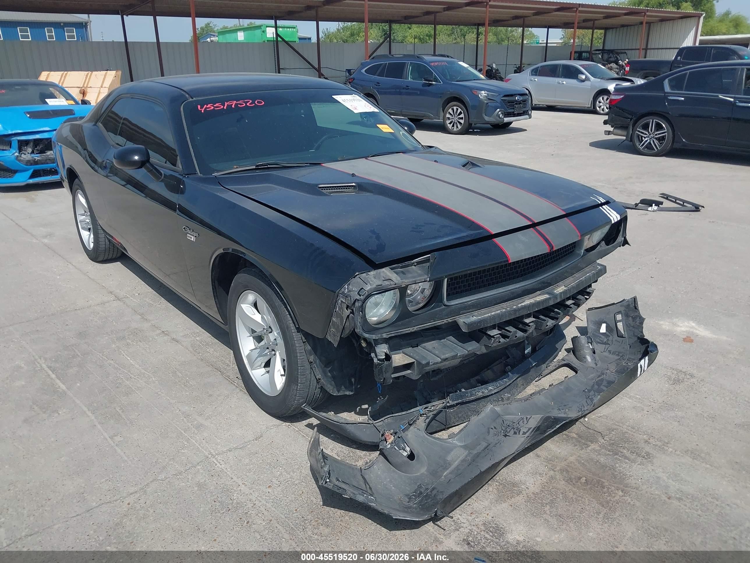 2013 Dodge Challenger Sxt Black vin: 2C3CDYAG3DH684351