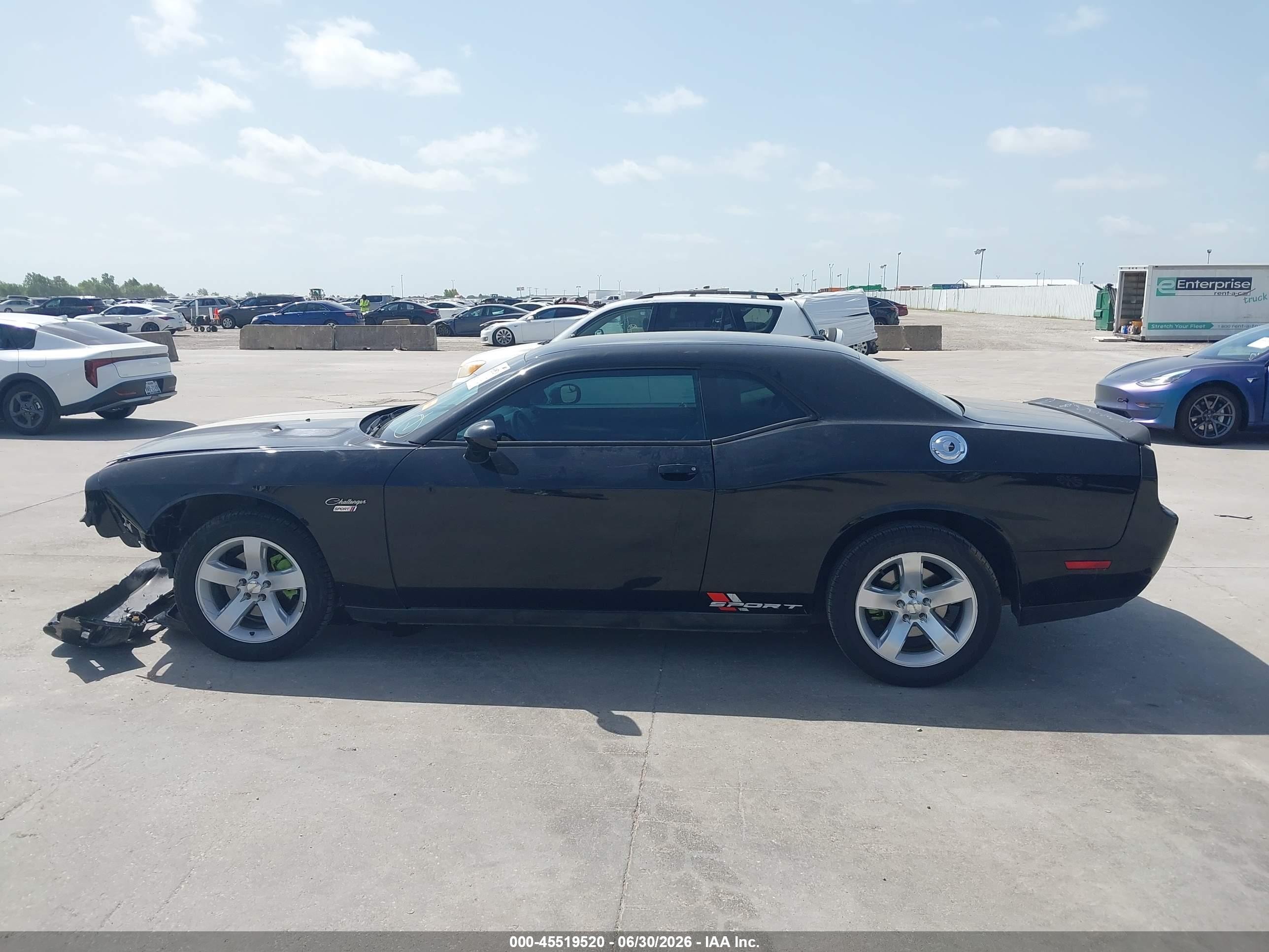 2013 Dodge Challenger Sxt Black vin: 2C3CDYAG3DH684351