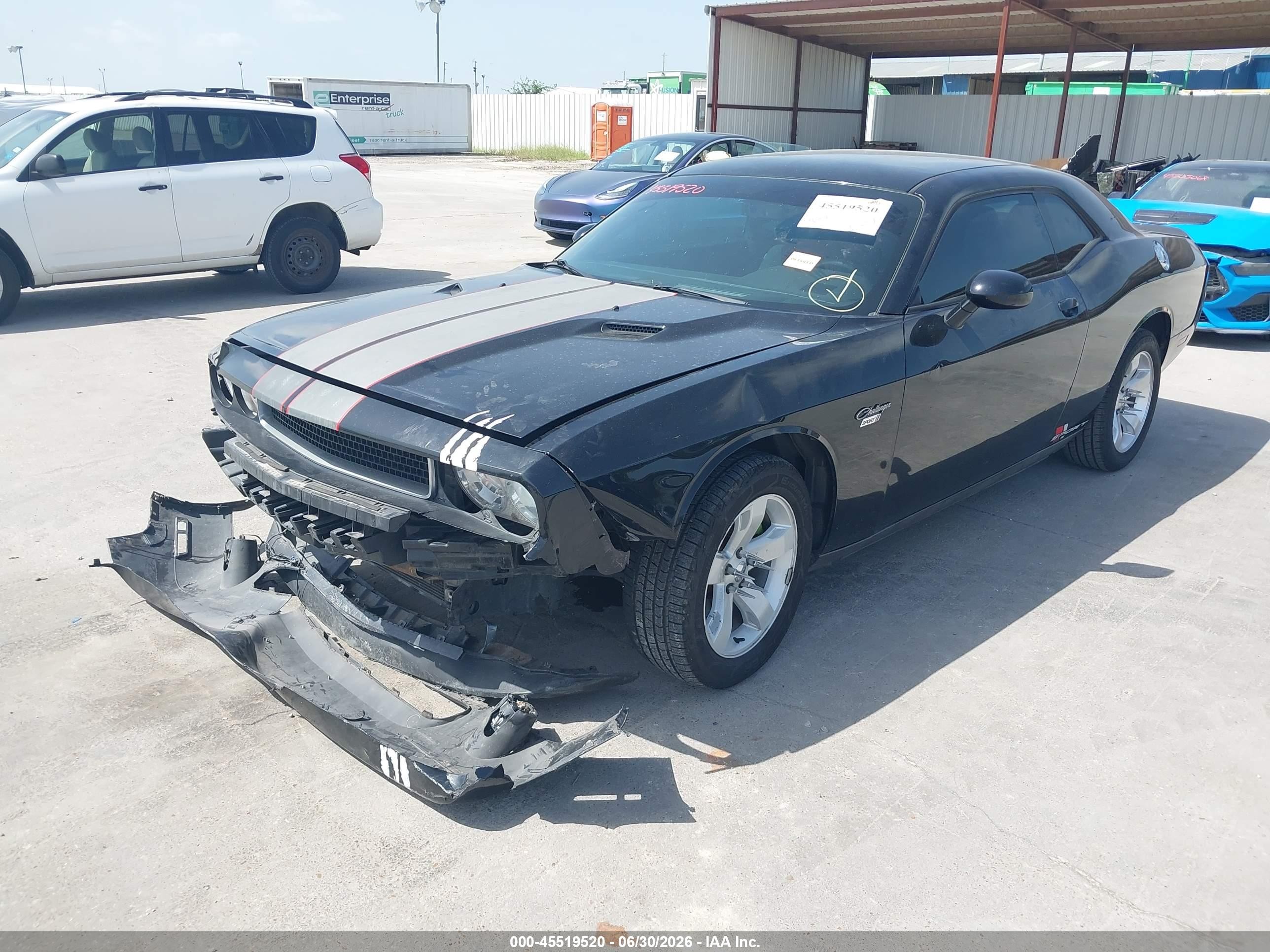 2013 Dodge Challenger Sxt Black vin: 2C3CDYAG3DH684351