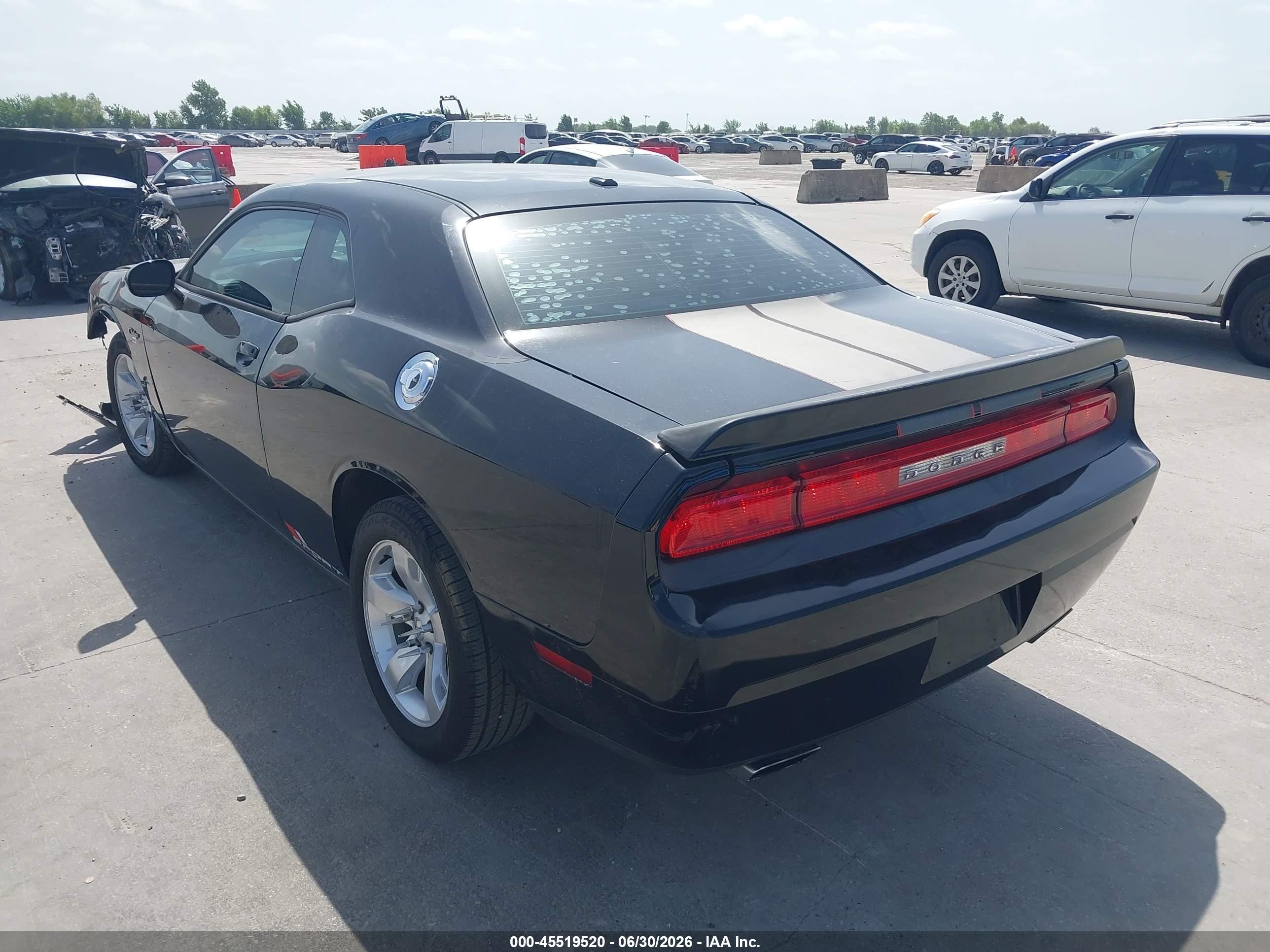 2013 Dodge Challenger Sxt Black vin: 2C3CDYAG3DH684351