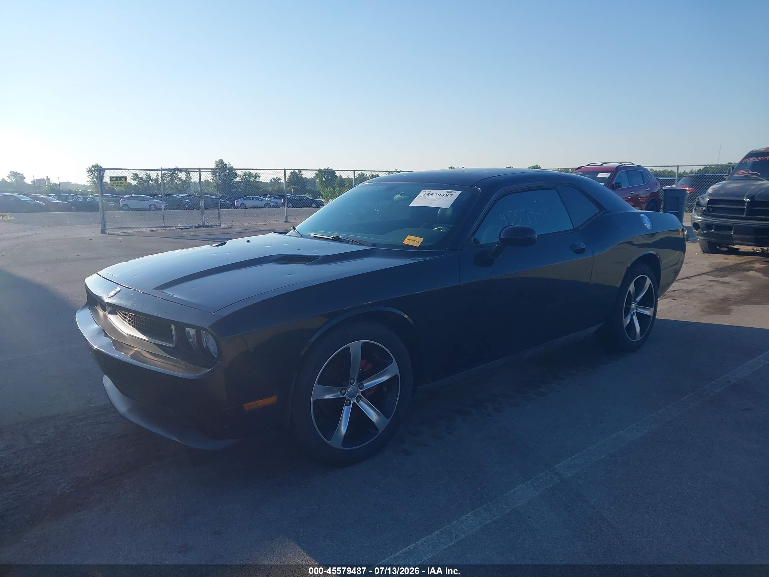 2013 Dodge Challenger Sxt Black vin: 2C3CDYAG3DH692532