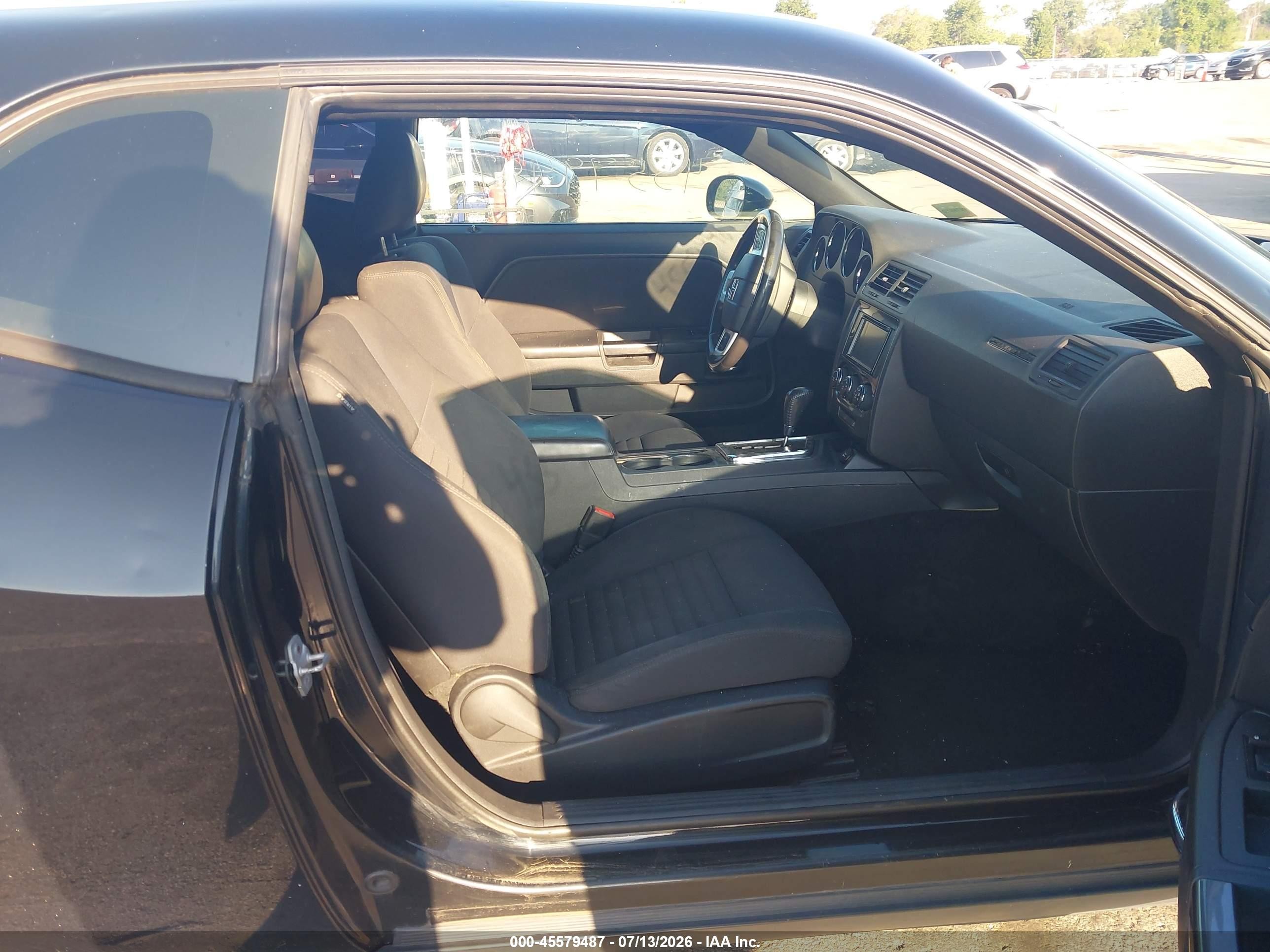 2013 Dodge Challenger Sxt Black vin: 2C3CDYAG3DH692532