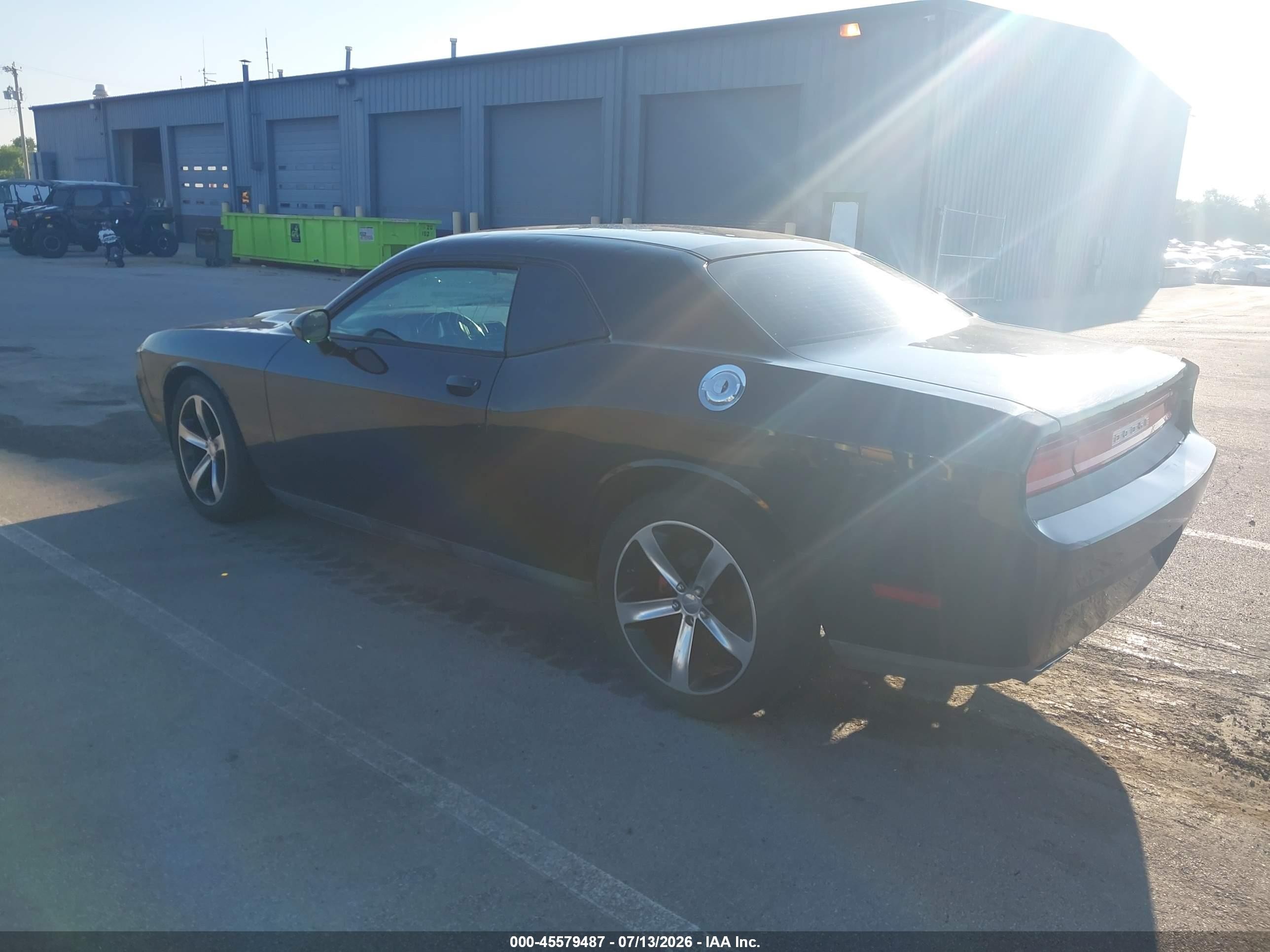 2013 Dodge Challenger Sxt Black vin: 2C3CDYAG3DH692532