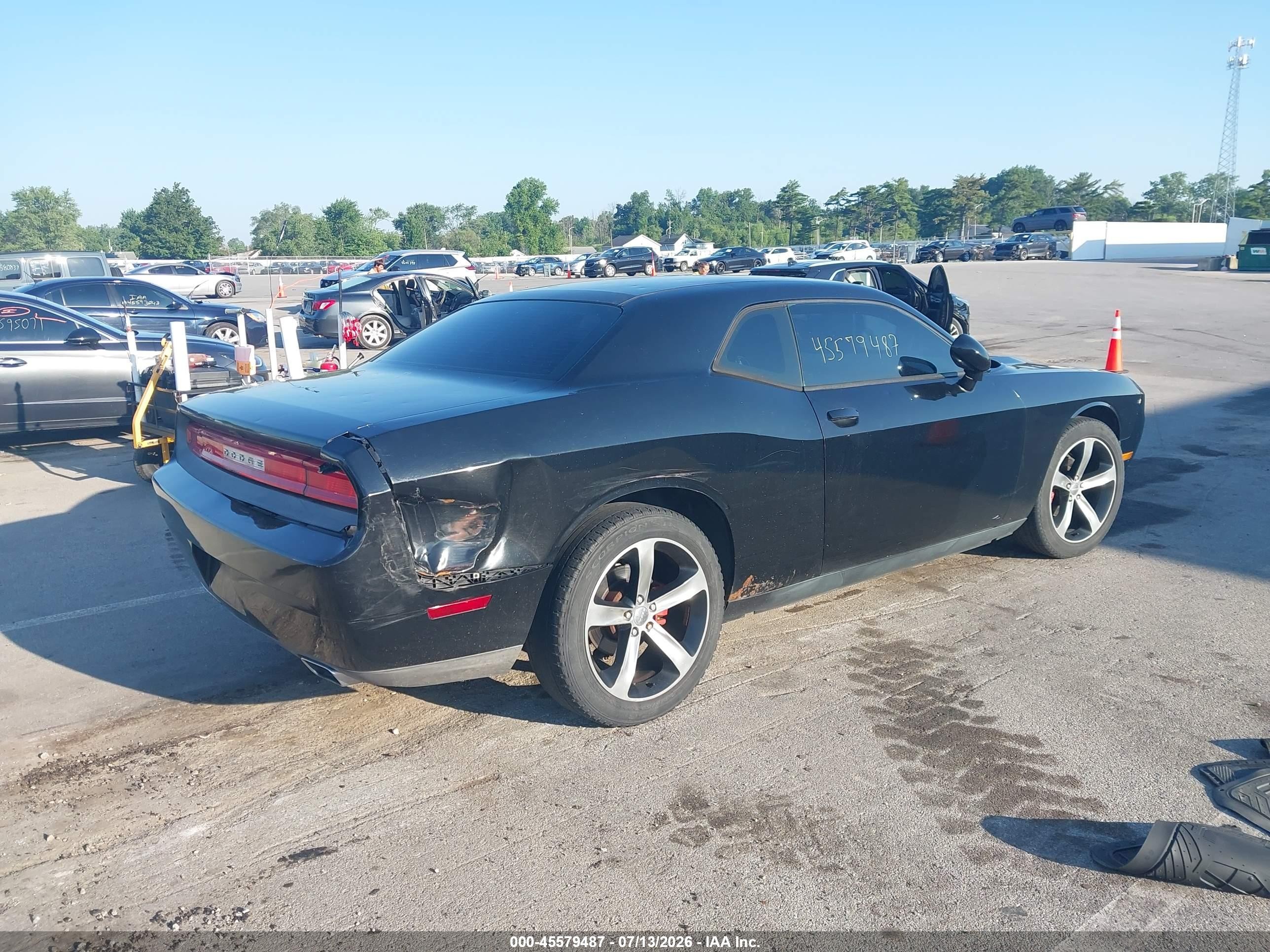 2013 Dodge Challenger Sxt Black vin: 2C3CDYAG3DH692532