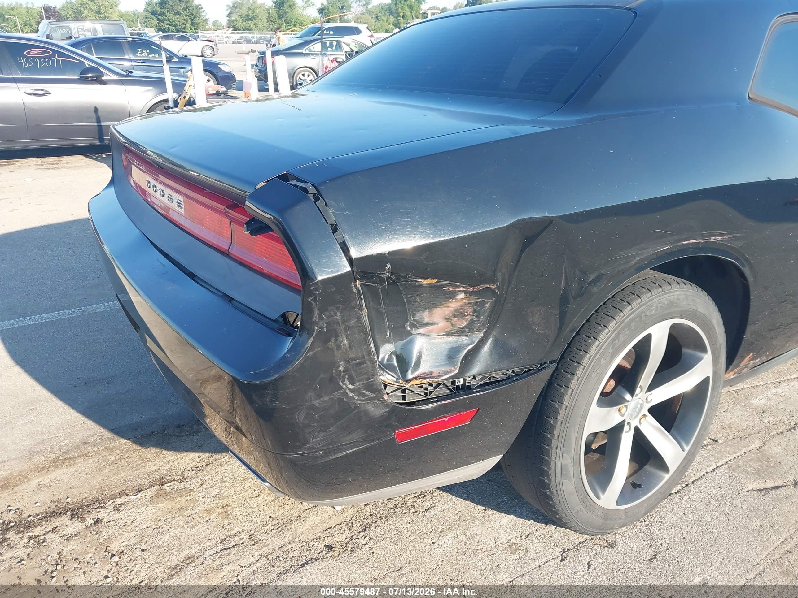 2013 Dodge Challenger Sxt Black vin: 2C3CDYAG3DH692532
