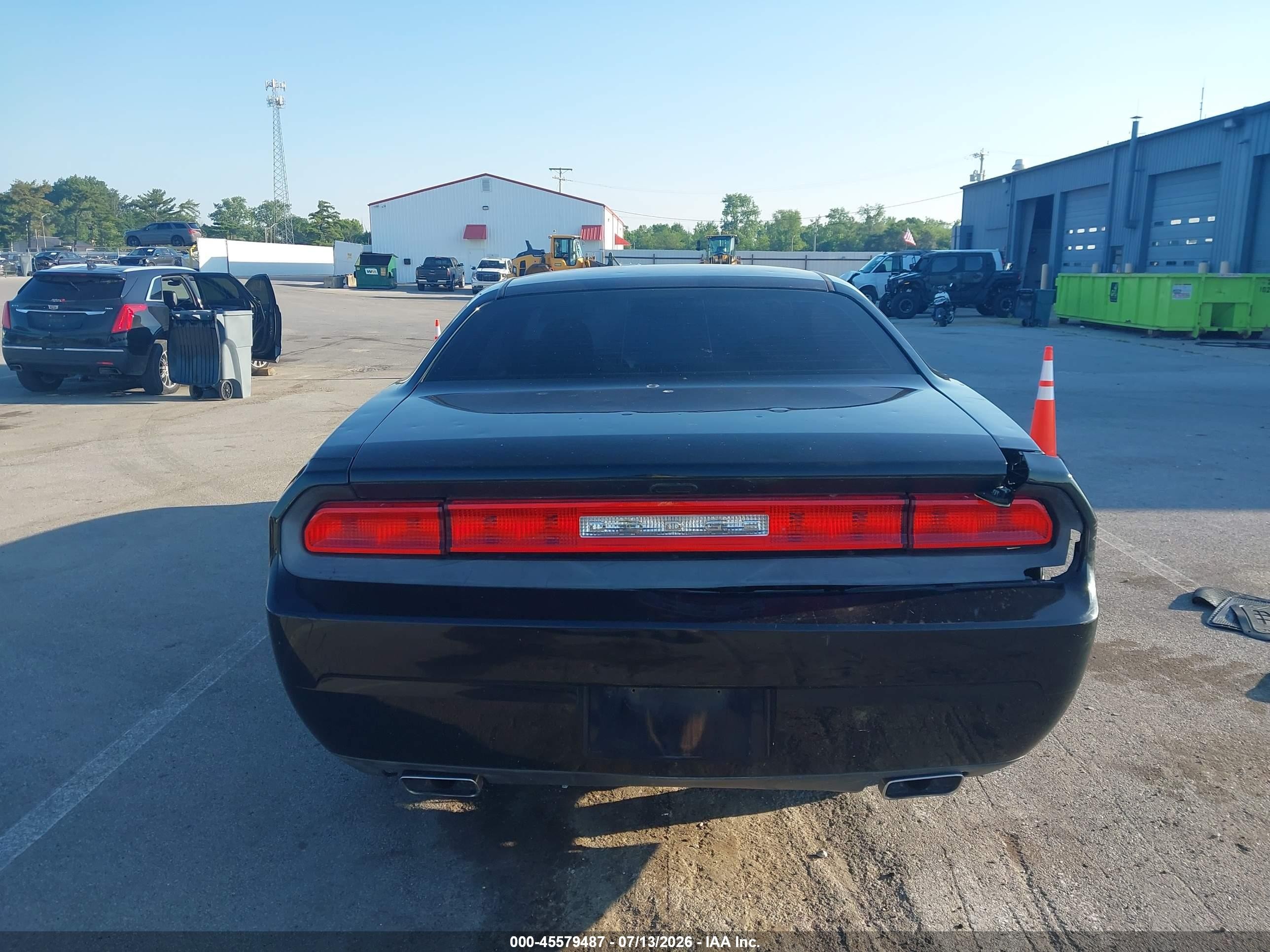 2013 Dodge Challenger Sxt Black vin: 2C3CDYAG3DH692532