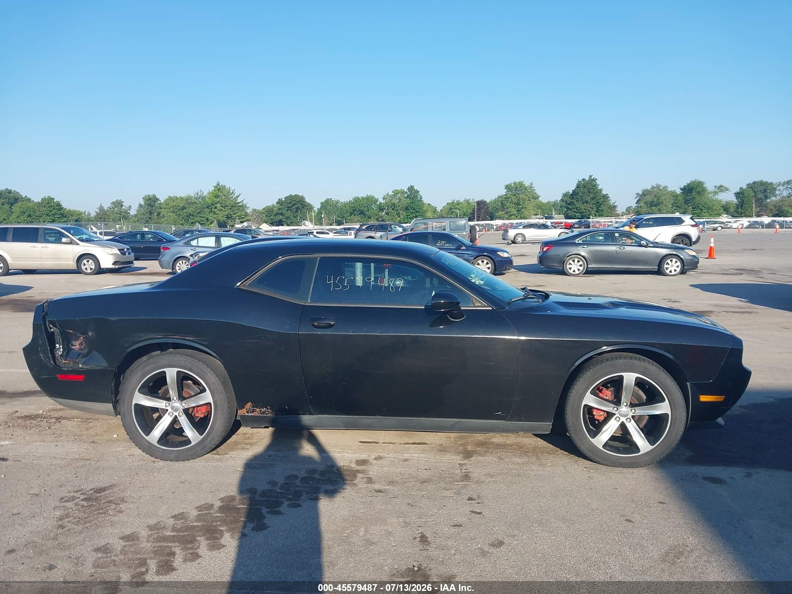 2013 Dodge Challenger Sxt Black vin: 2C3CDYAG3DH692532