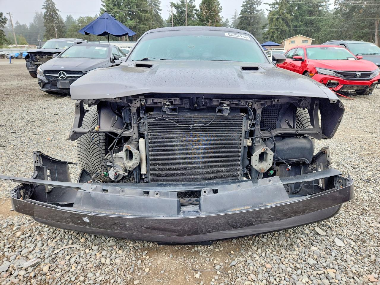 2013 Dodge Challenger Sxt Gray vin: 2C3CDYAG3DH723780