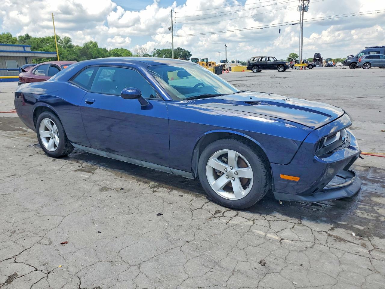 2013 Dodge Challenger Sxt Blue vin: 2C3CDYAG3DH734200