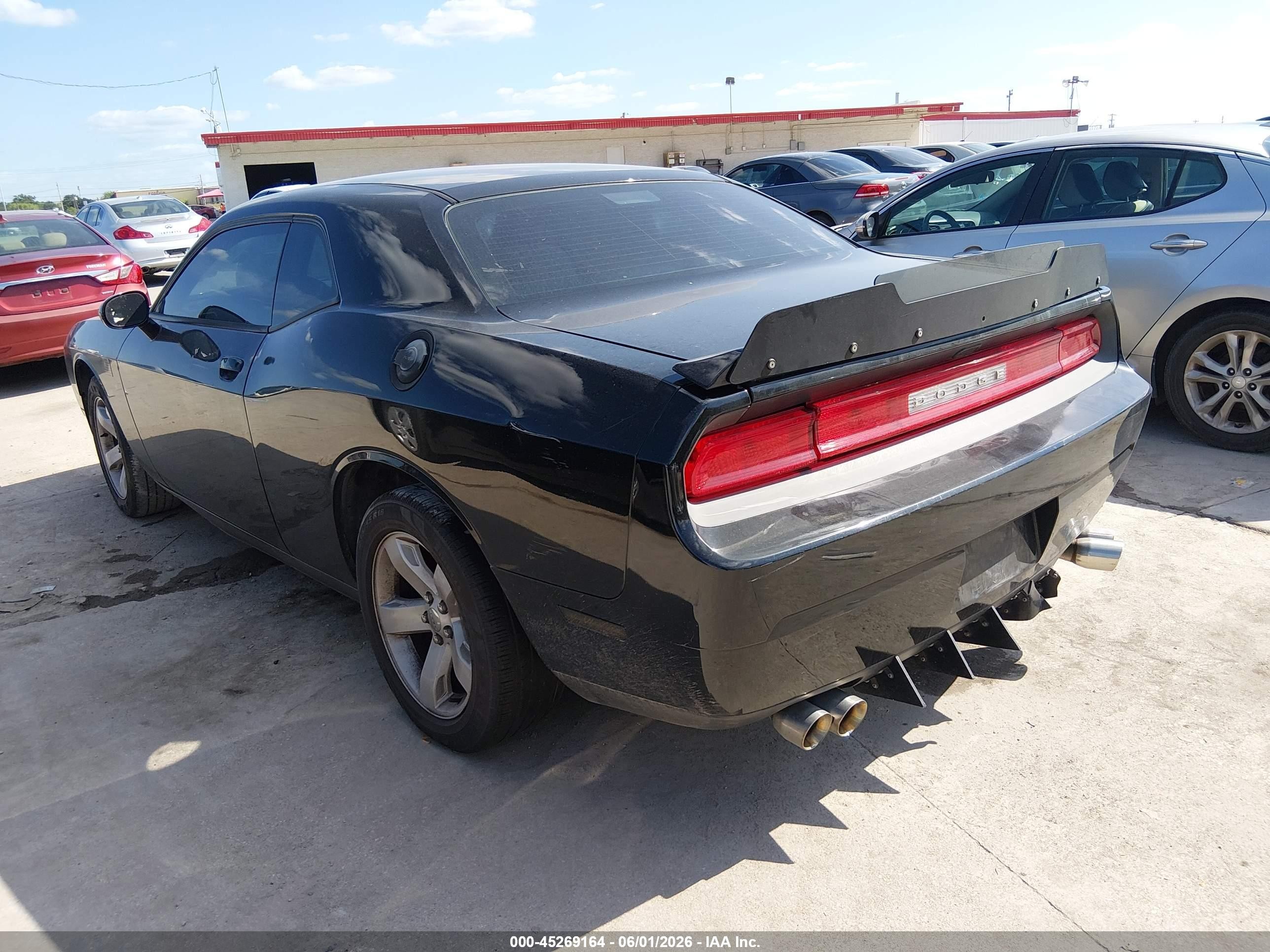 2014 Dodge Challenger Sxt Black vin: 2C3CDYAG3EH110981