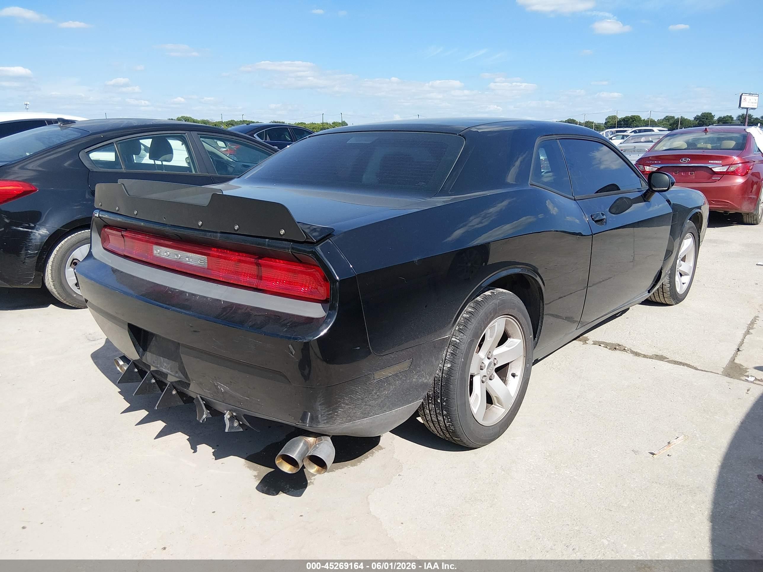 2014 Dodge Challenger Sxt Black vin: 2C3CDYAG3EH110981