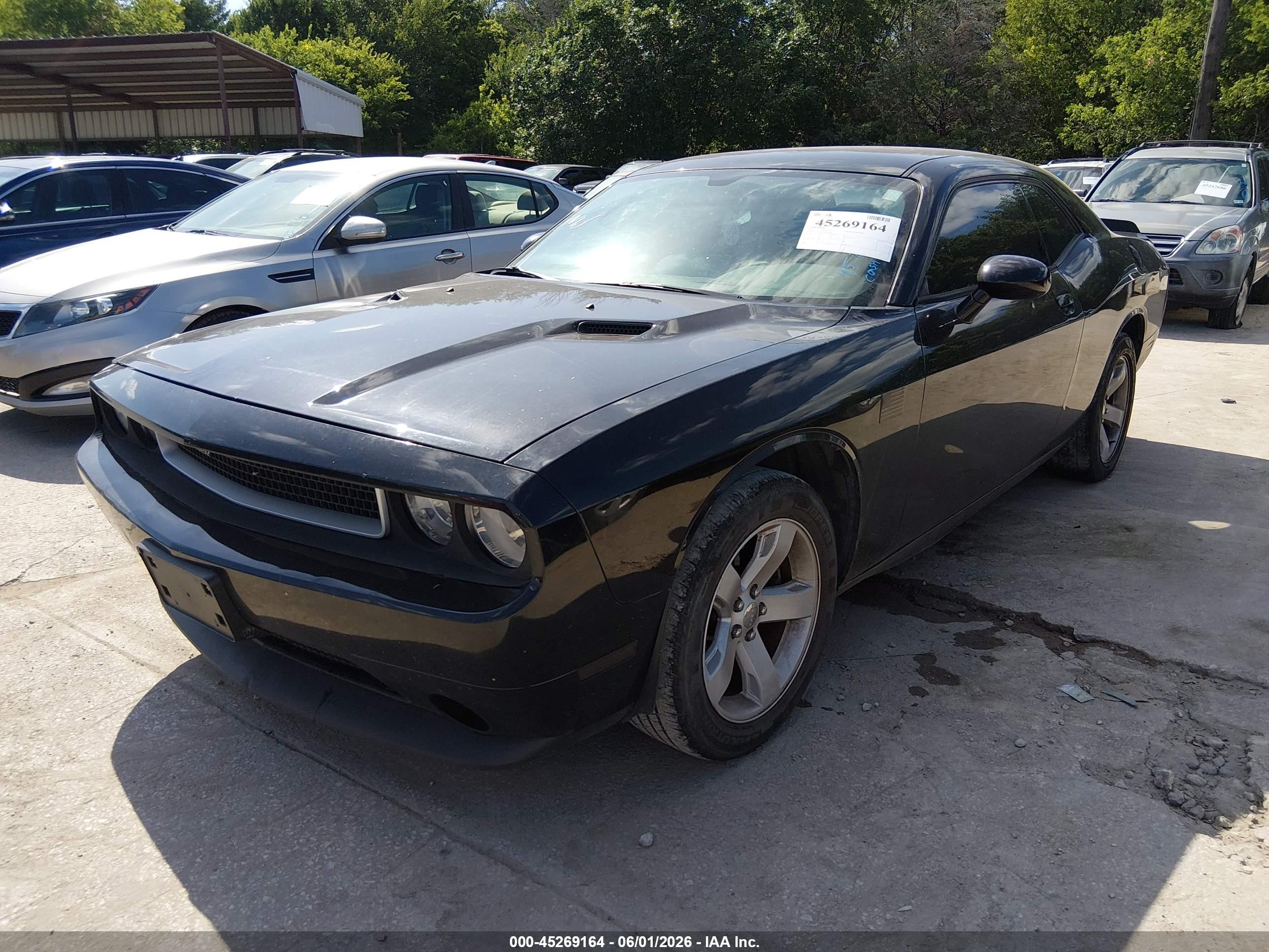 2014 Dodge Challenger Sxt Black vin: 2C3CDYAG3EH110981