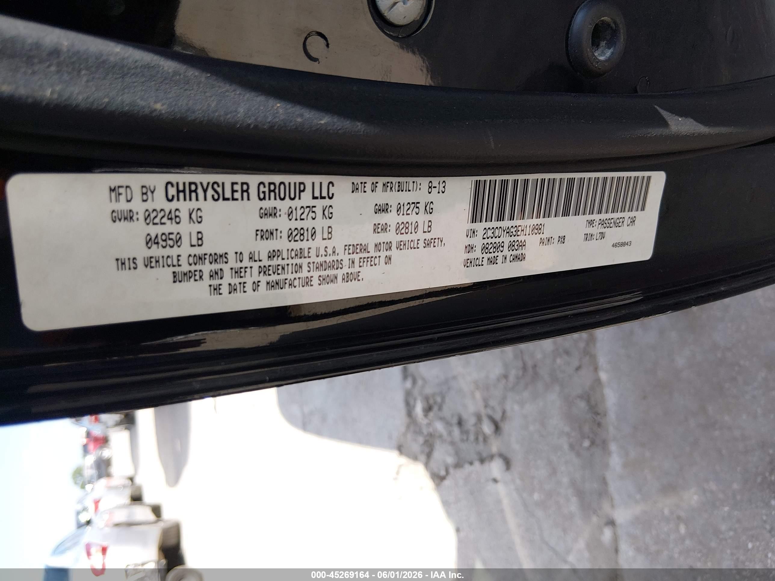 2014 Dodge Challenger Sxt Black vin: 2C3CDYAG3EH110981