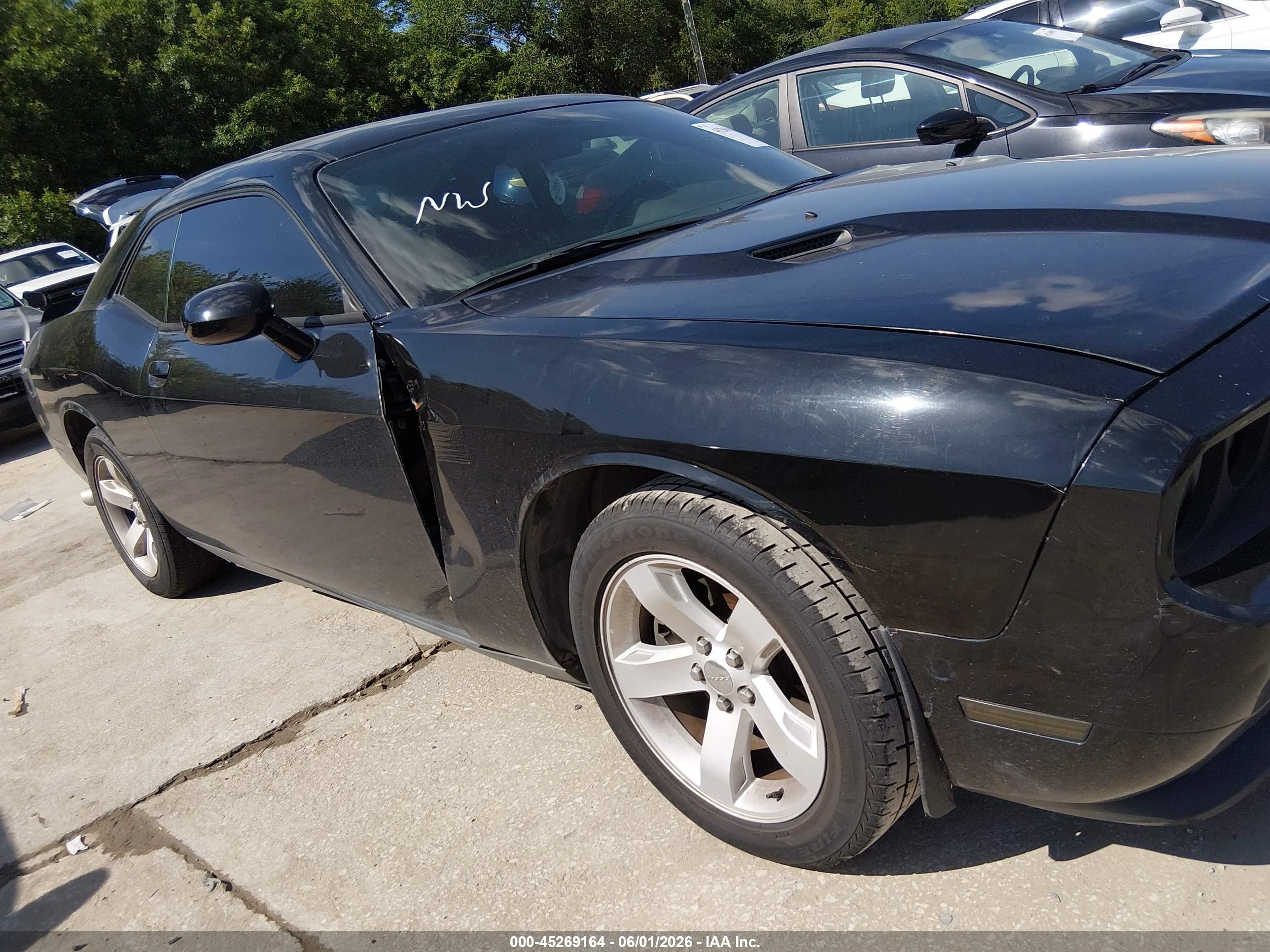 2014 Dodge Challenger Sxt Black vin: 2C3CDYAG3EH110981