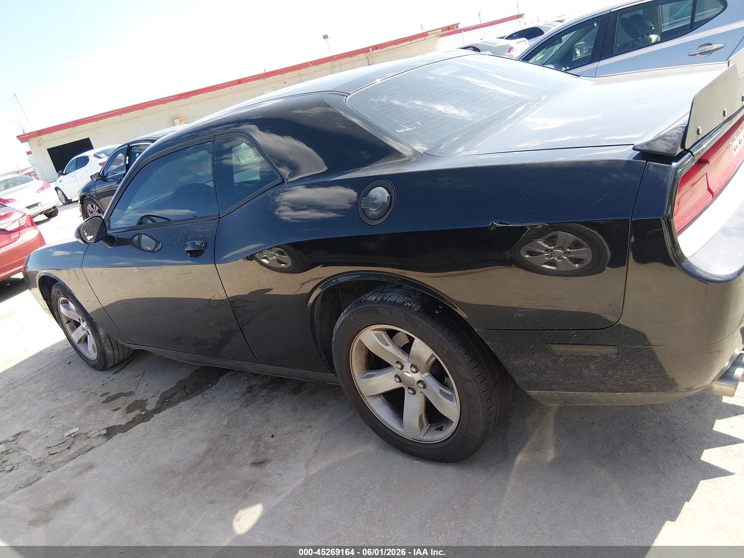 2014 Dodge Challenger Sxt Black vin: 2C3CDYAG3EH110981