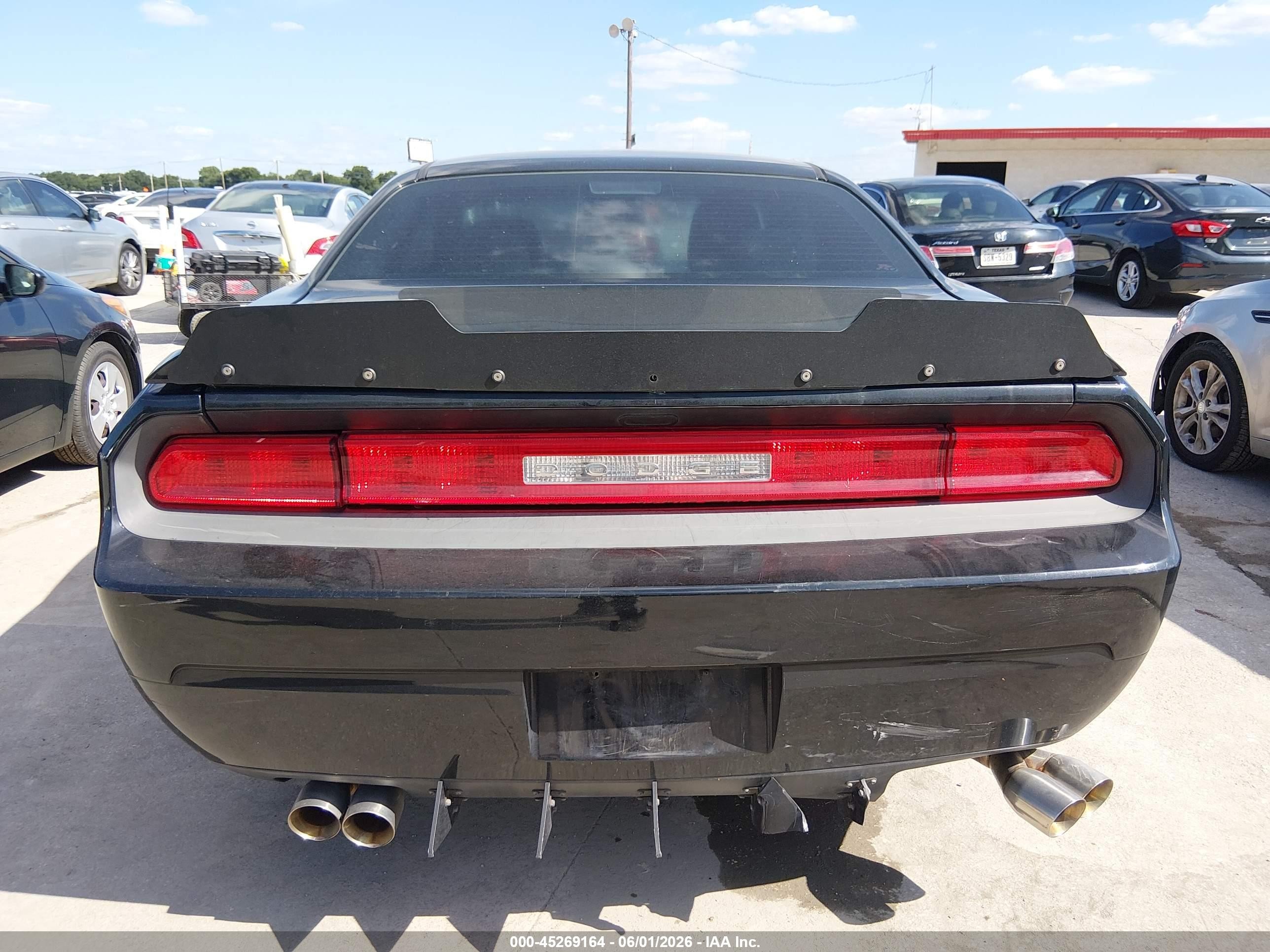 2014 Dodge Challenger Sxt Black vin: 2C3CDYAG3EH110981