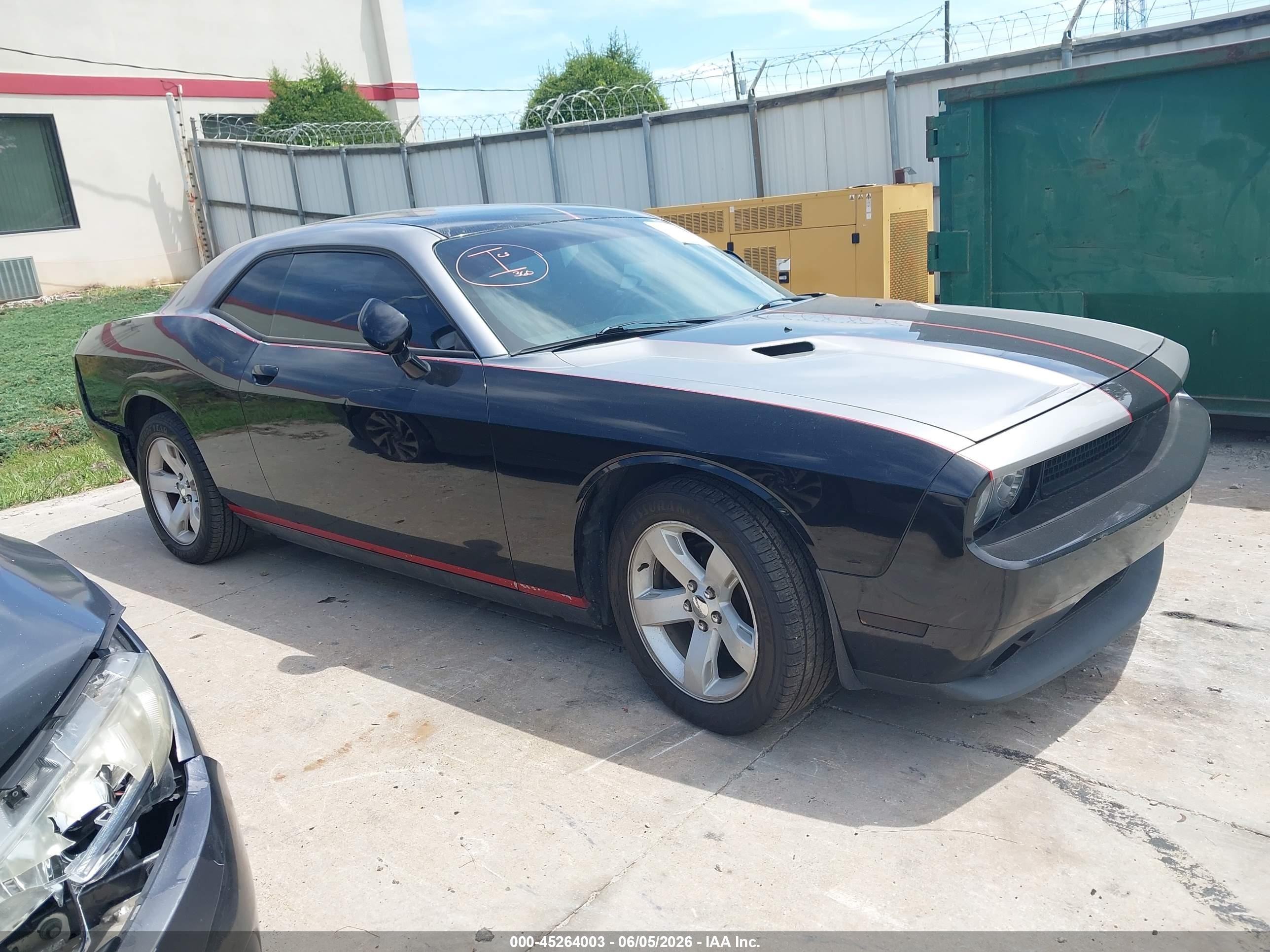 2014 Dodge Challenger Sxt Black vin: 2C3CDYAG3EH127120
