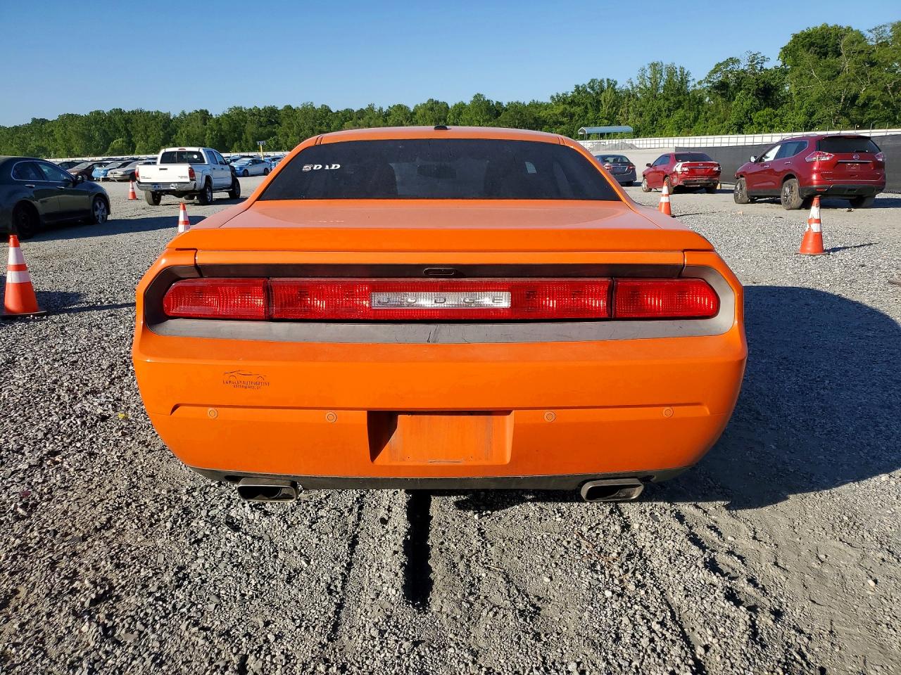 2014 Dodge Challenger Sxt Orange vin: 2C3CDYAG3EH139347