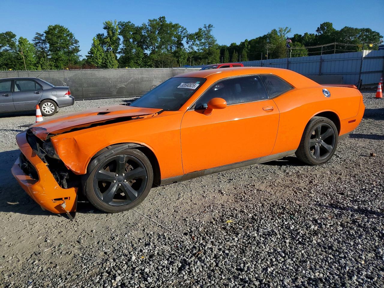 2014 Dodge Challenger Sxt Orange vin: 2C3CDYAG3EH139347