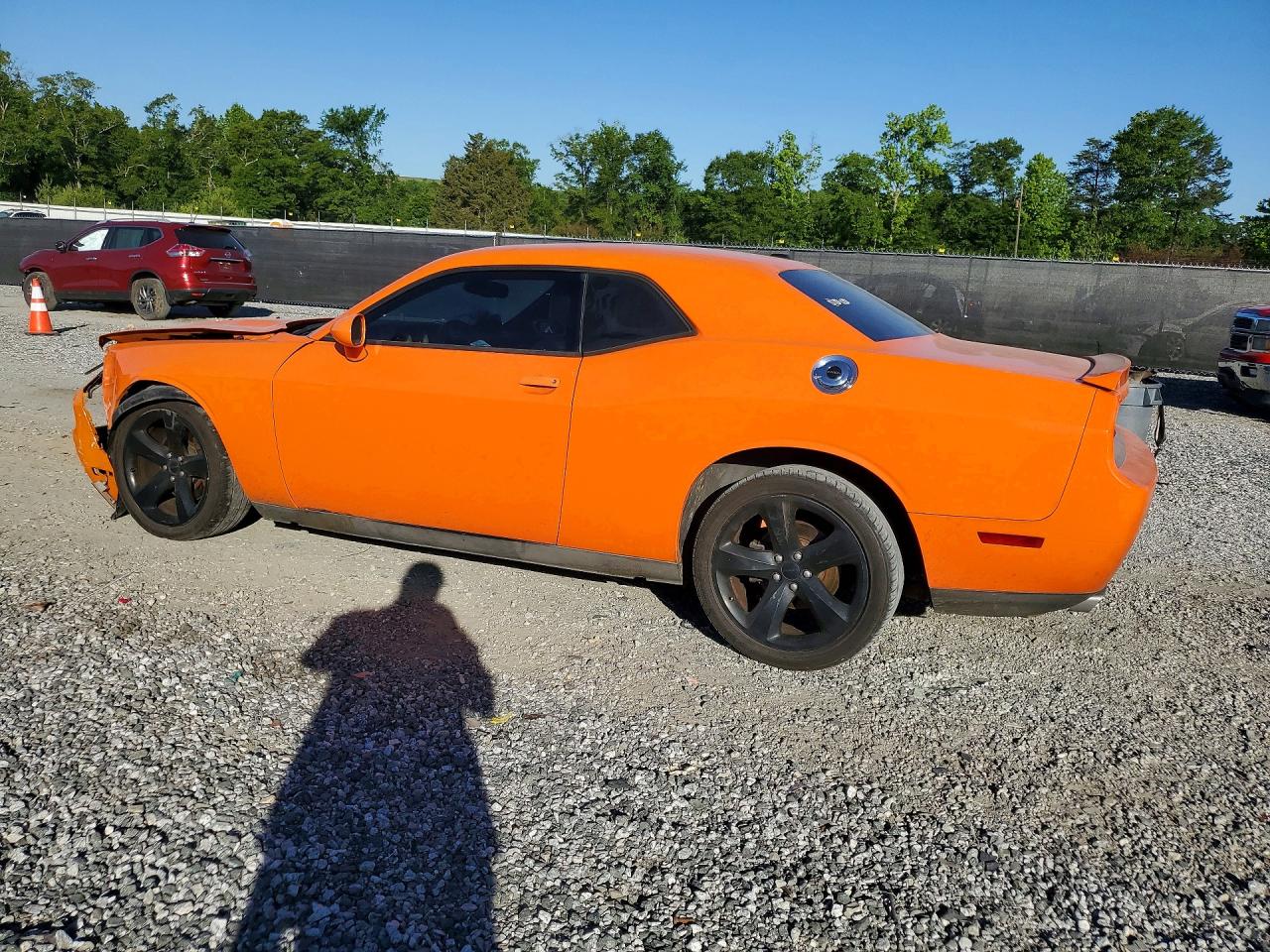 2014 Dodge Challenger Sxt Orange vin: 2C3CDYAG3EH139347